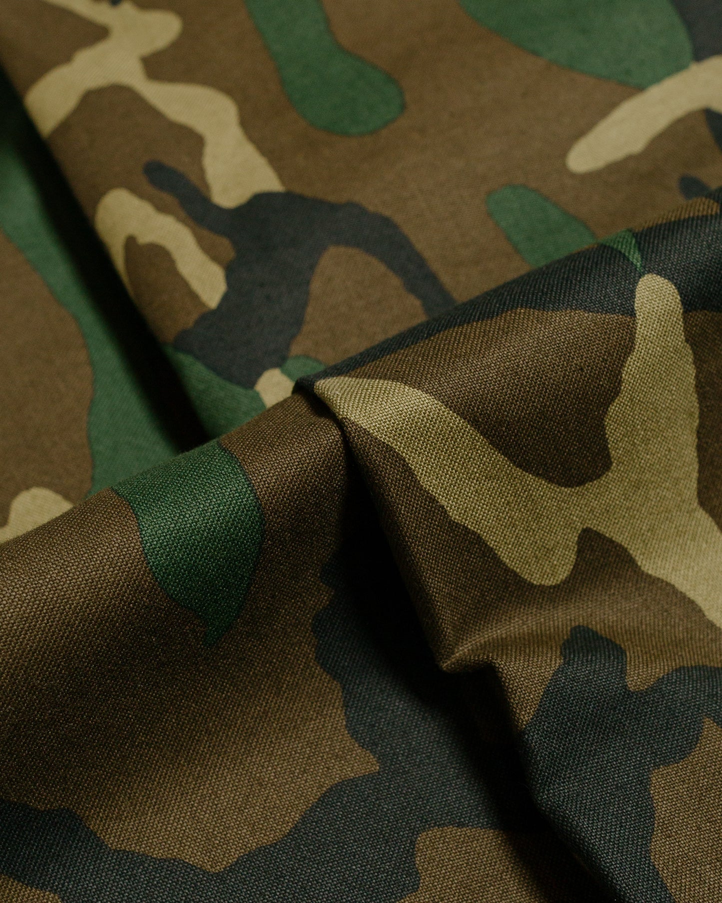 The Real McCoy's MJ23113 Coat, Man's, Field, M-65 Woodland Olive fabric