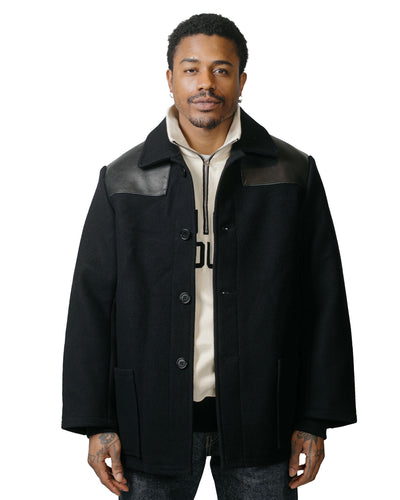 The Real McCoy s MJ23125 Wool Donkey Jacket Navy