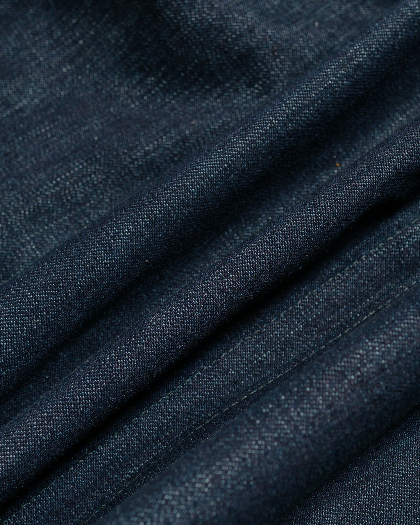 The Real McCoy's MJ24013 WWII Denim Chore Coat Indigo fabric