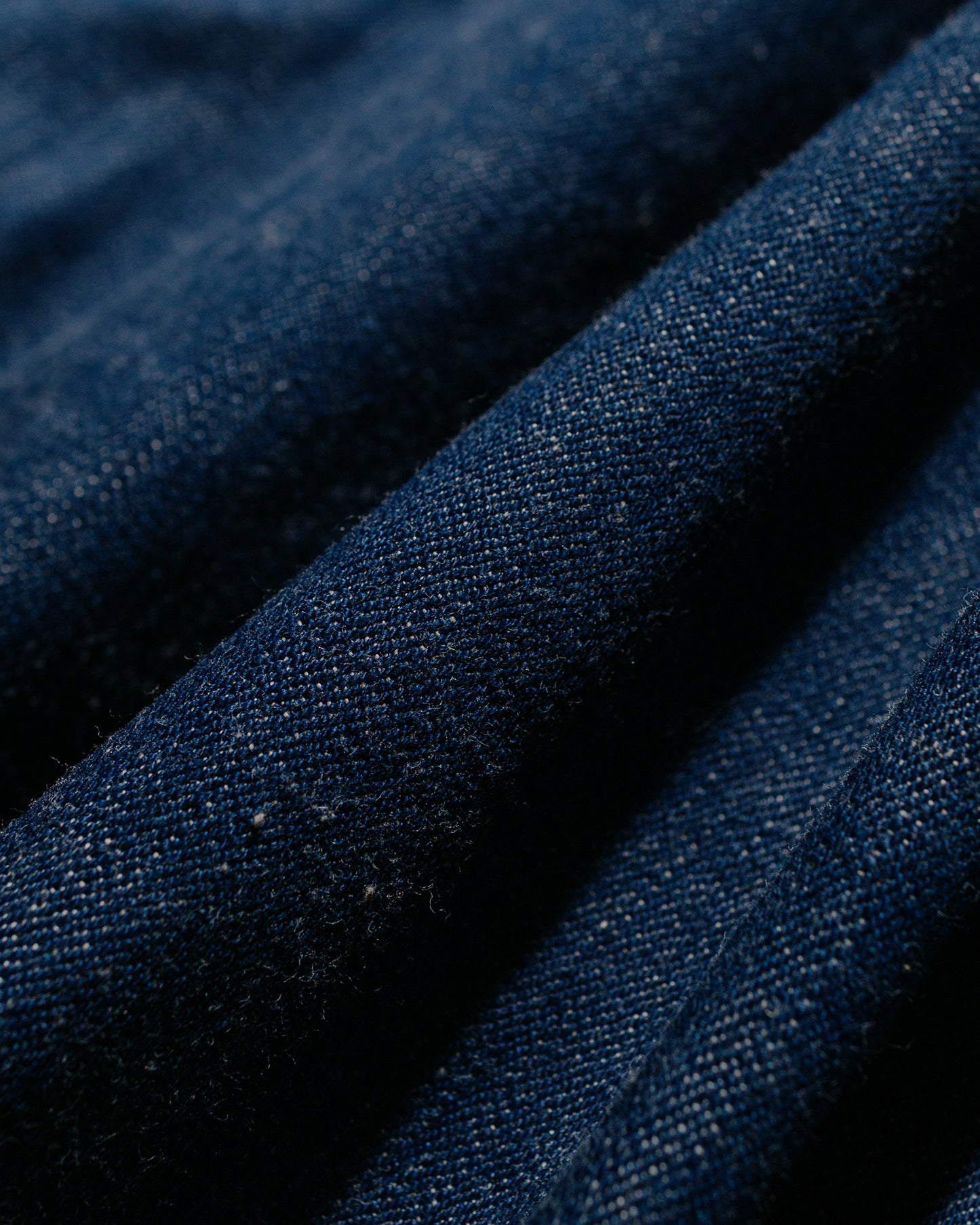 The Real McCoy's MJ25005 Jumper, Working, Denim, Blue Indigo