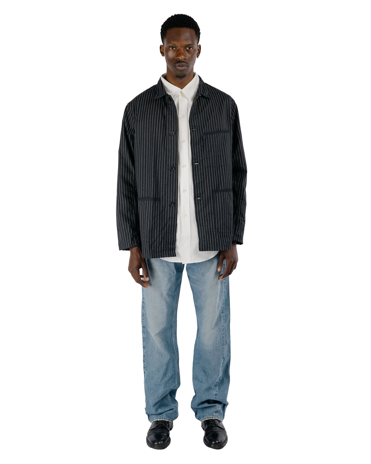 The Real McCoy's MJ26010 Black Wabash Chore Coat Black