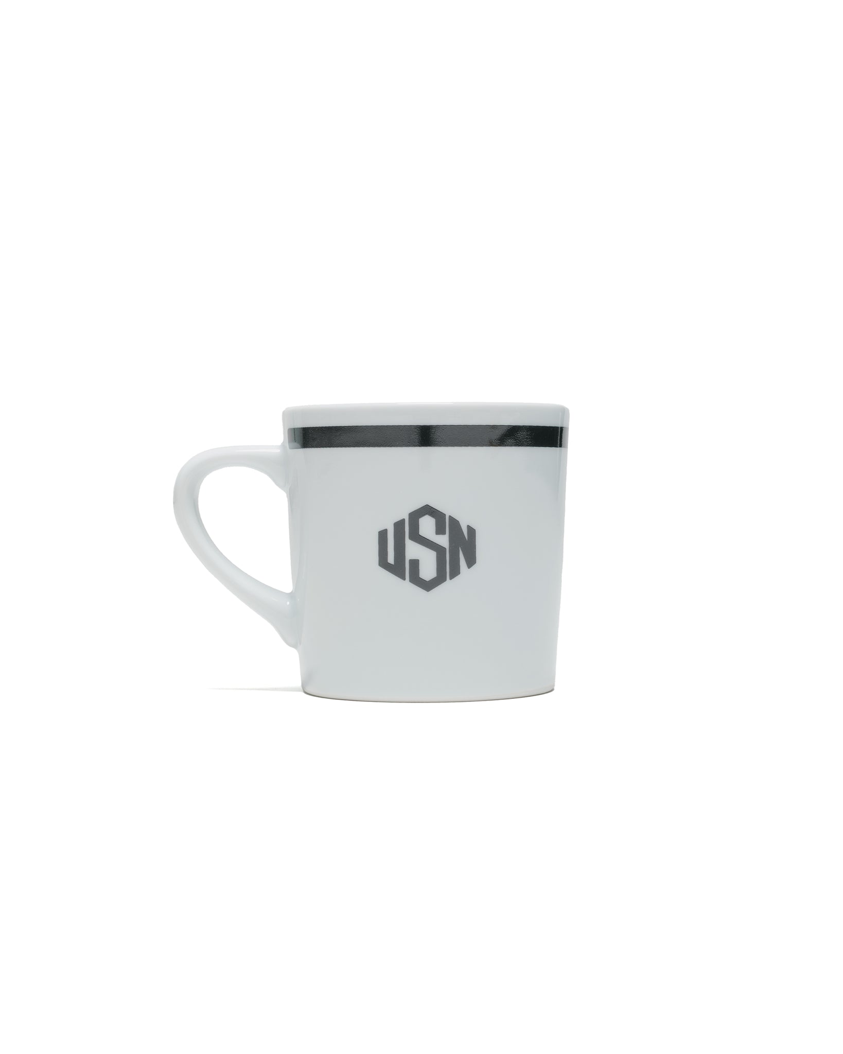 The Real McCoy’s MN23004 Arita Porcelain Coffee Mug / USN White back