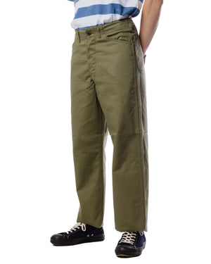 The Real McCoy's MP22007 Trousers, Utility N-3 (Model 220) Olive Model Detail