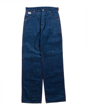 The Real McCoy's MP23016 Triple-Stitched Denim Work Trousers Indigo