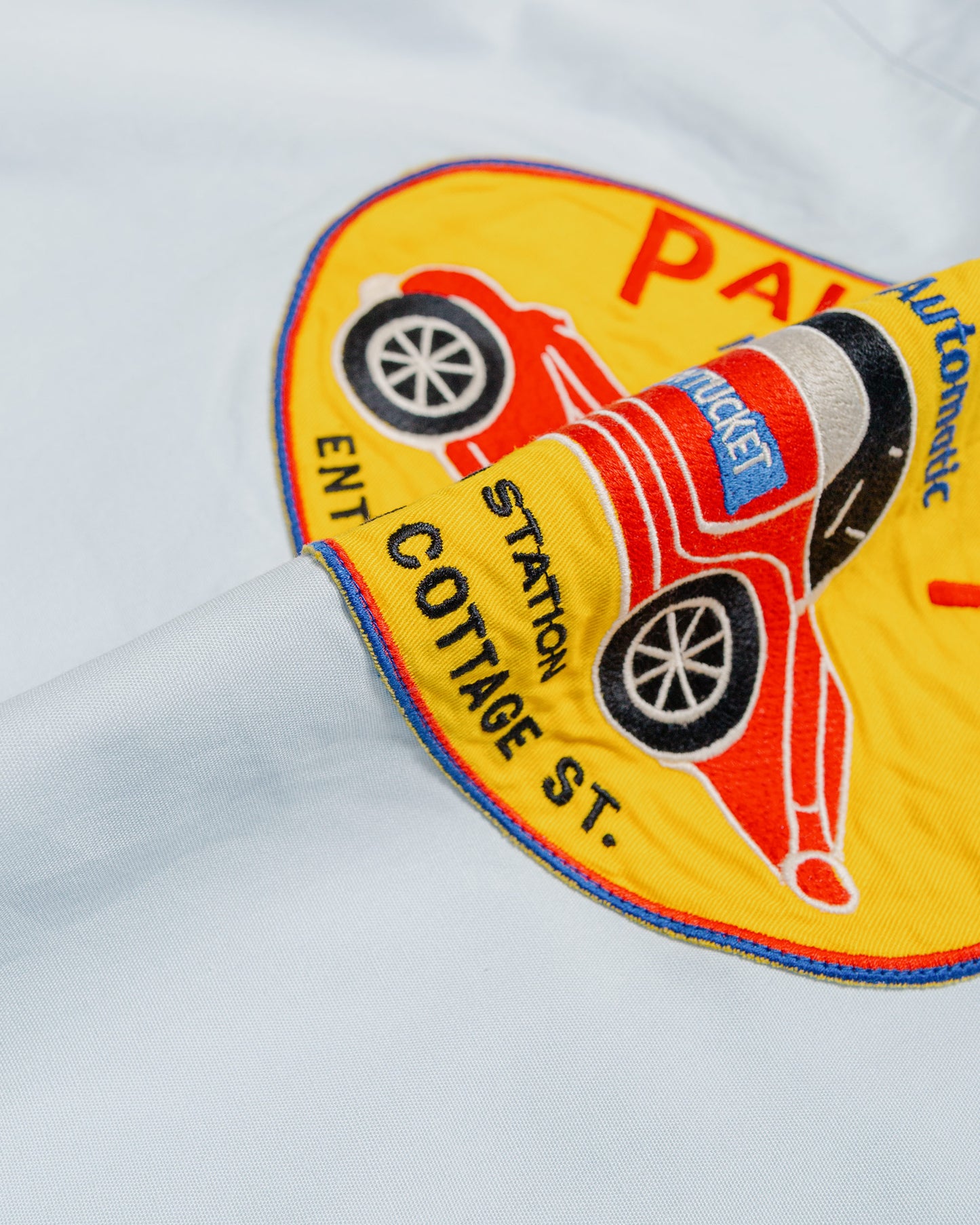 The Real McCoy's MS24005 Cotton Serviceman Shirt Pawtucket Light Blue fabric