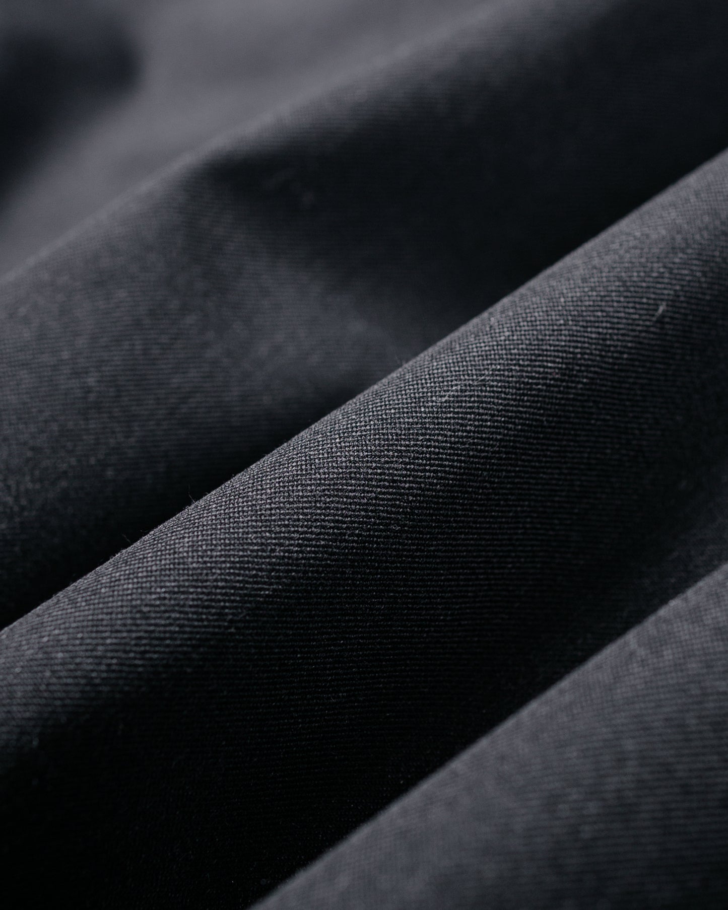 The Real McCoy's MS25110 Open-Collar Wool Shirt Charcoal