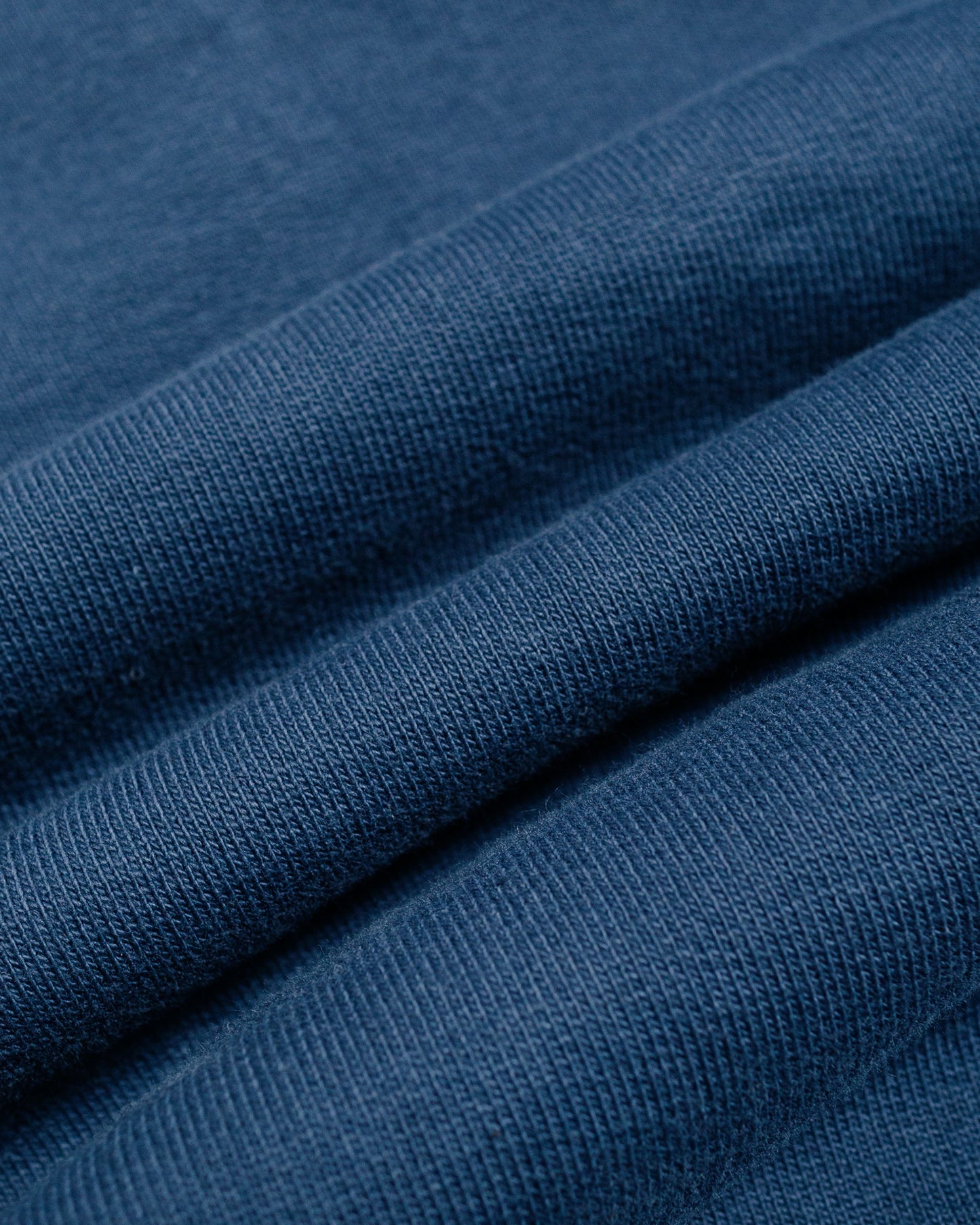 The Real McCoy's MC20114 Heavyweight Crewneck Sweatshirt Navy fabric