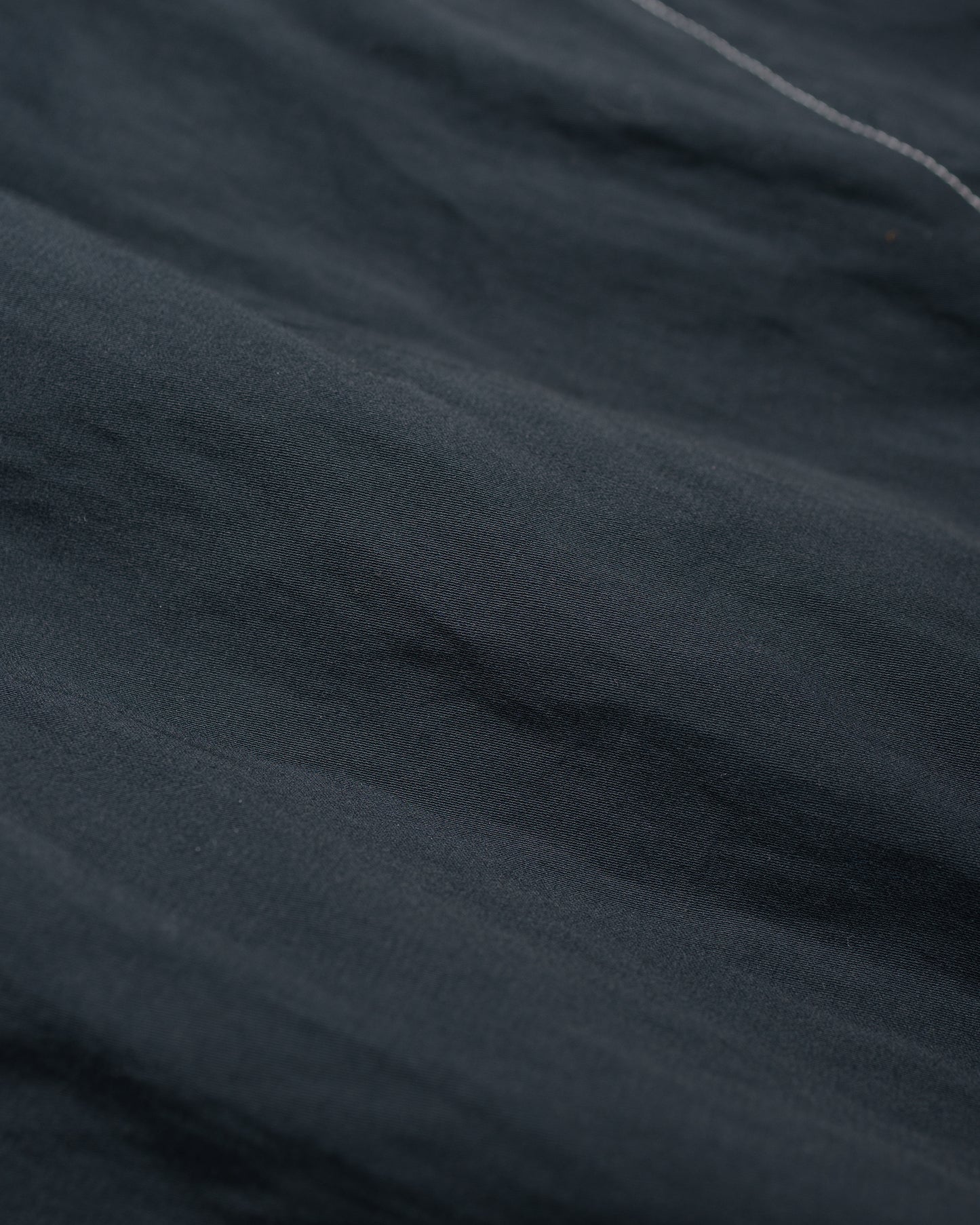 Wanze Funnel Neck Zip Anorak Cotton Metal Midnight