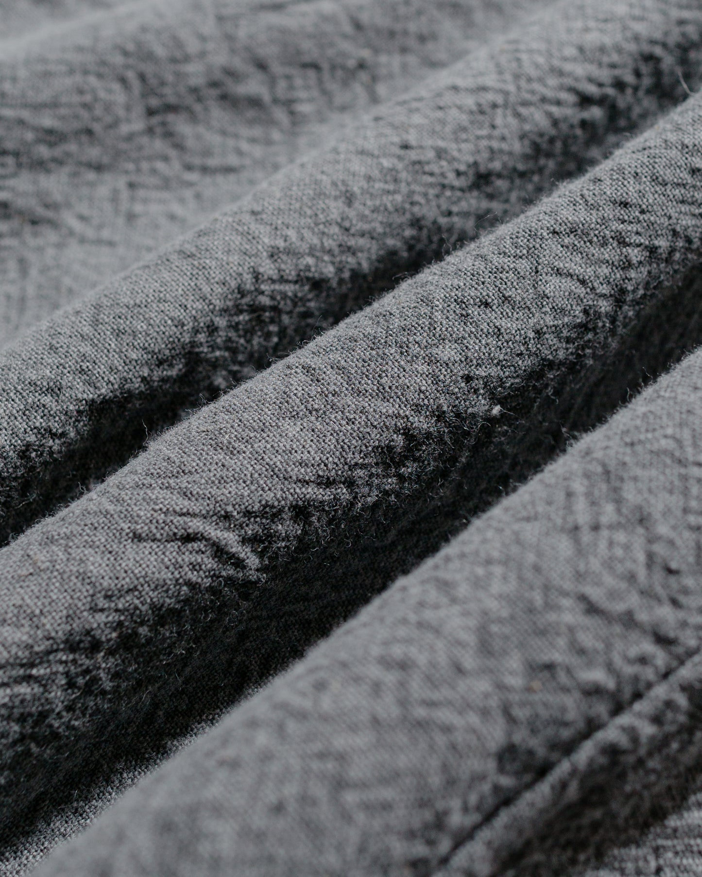 Wanze Type 1 Overshirt Cotton Linen Ramie Light Charcoal