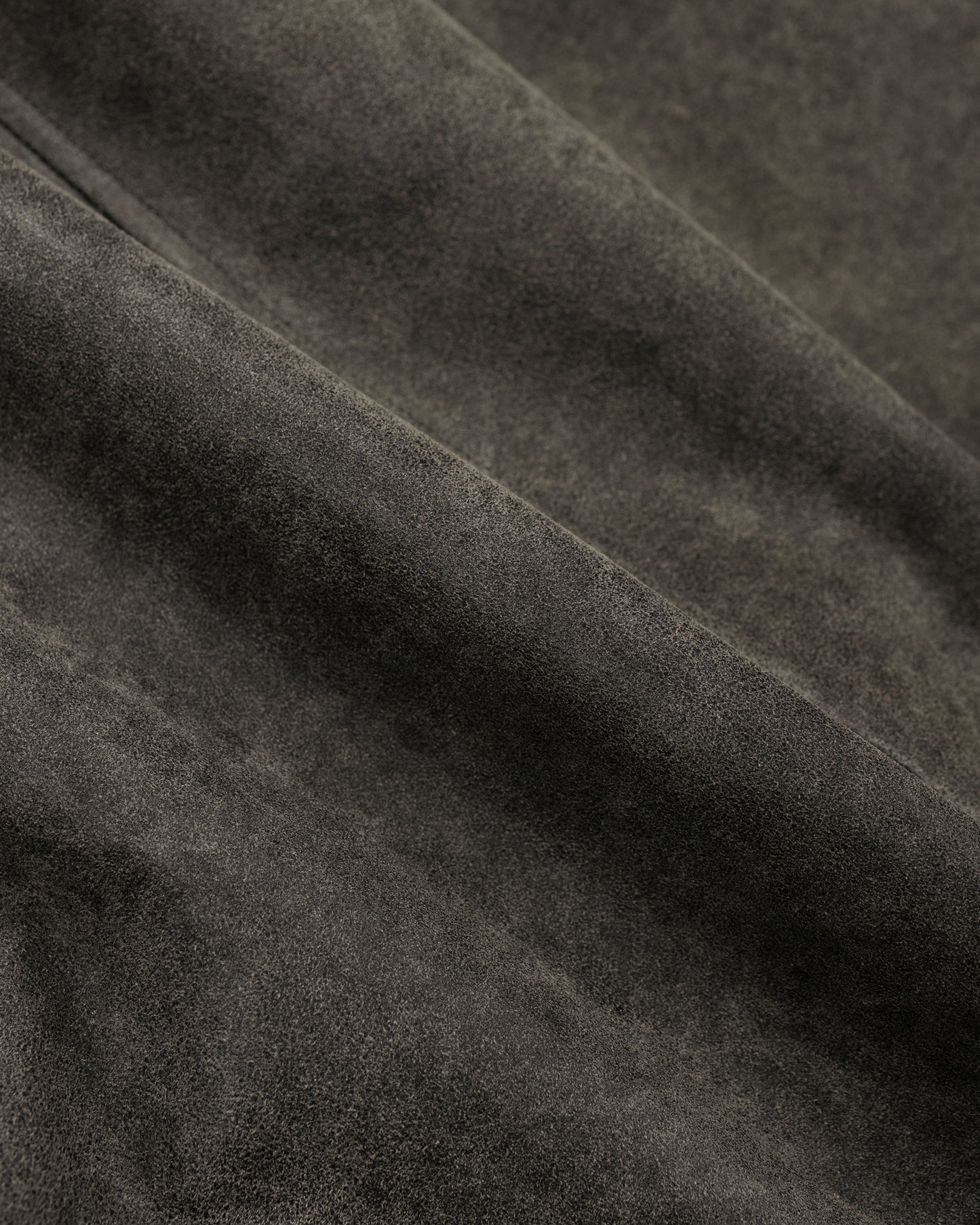 marka Leather Sports Jacket Cracked Goat Leather Dark Brown