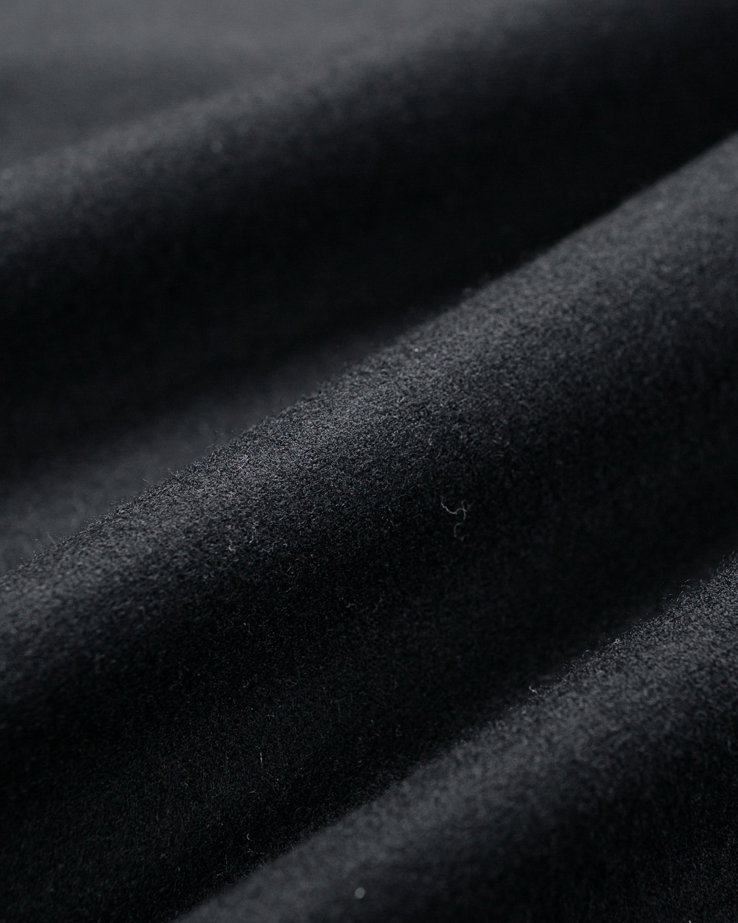 marka Shirt Cardigan Super 140s Wool Knit Black