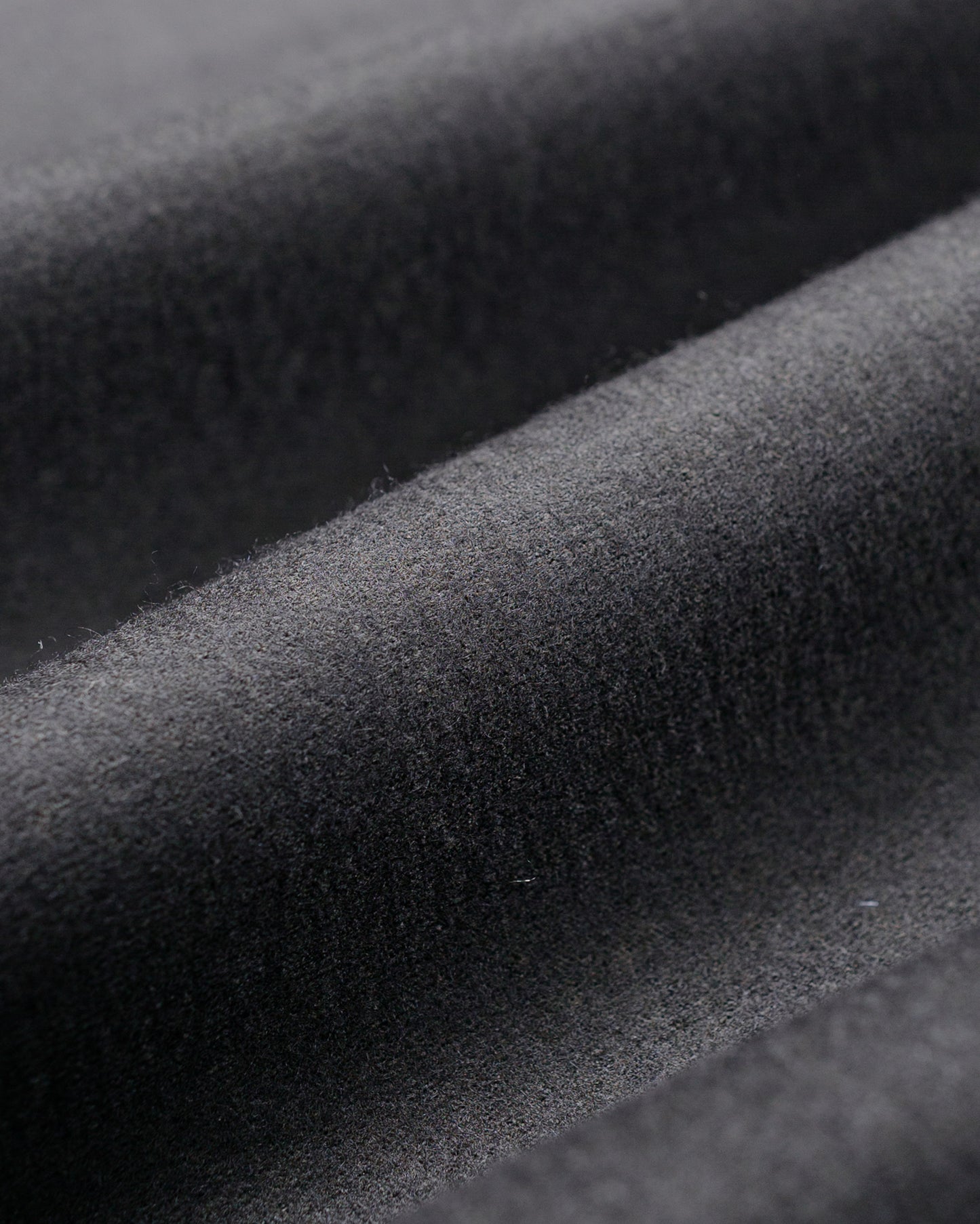 marka Shirt Cardigan Super 140s Wool Knit Charcoal