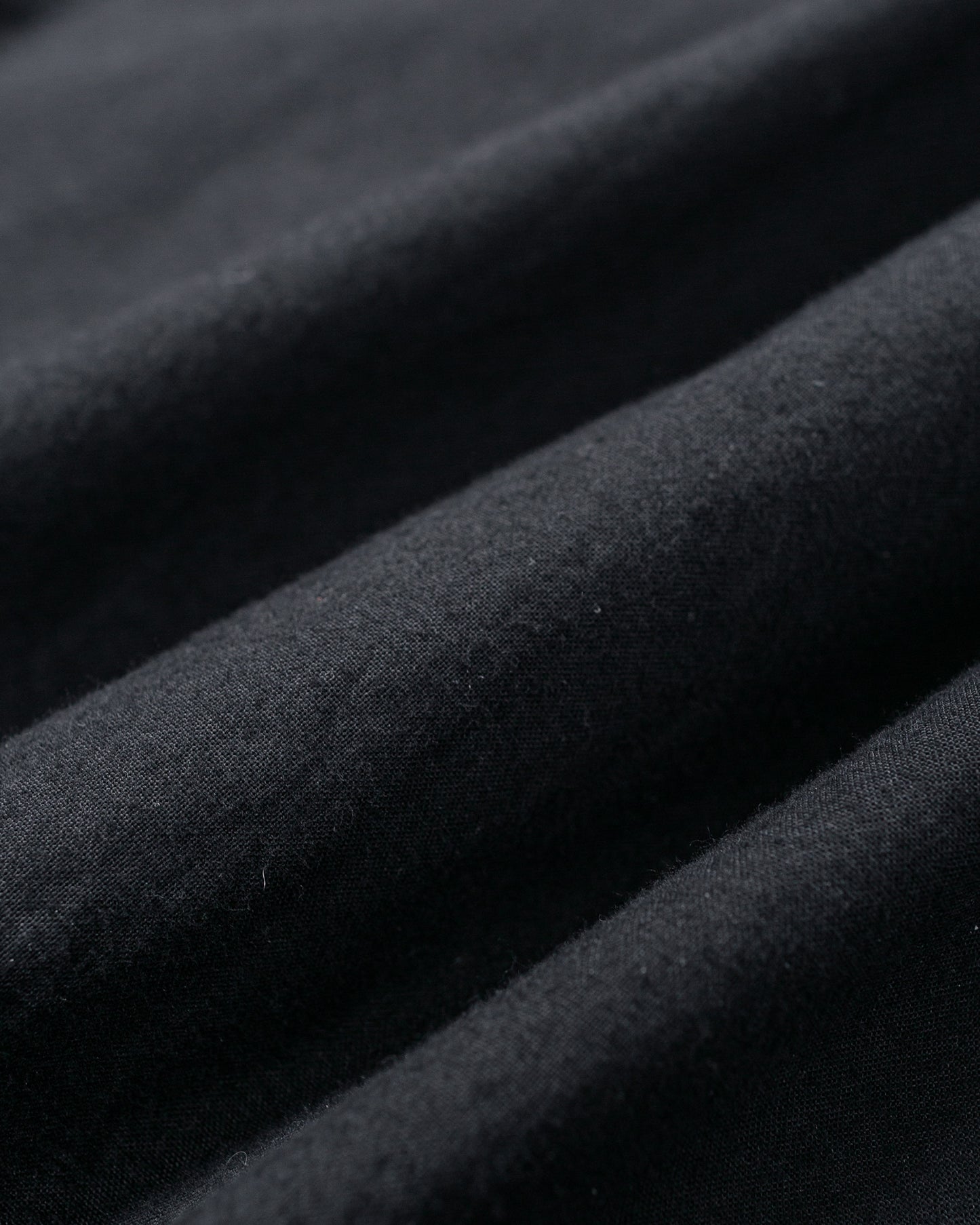 marka Western Shirt Organic Cotton Flannel Black