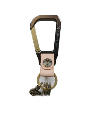 master-piece Carabiner Key Ring Beige