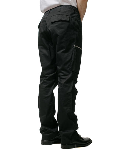 nonnative Trooper 6P Trousers Cotton Gabardine Black