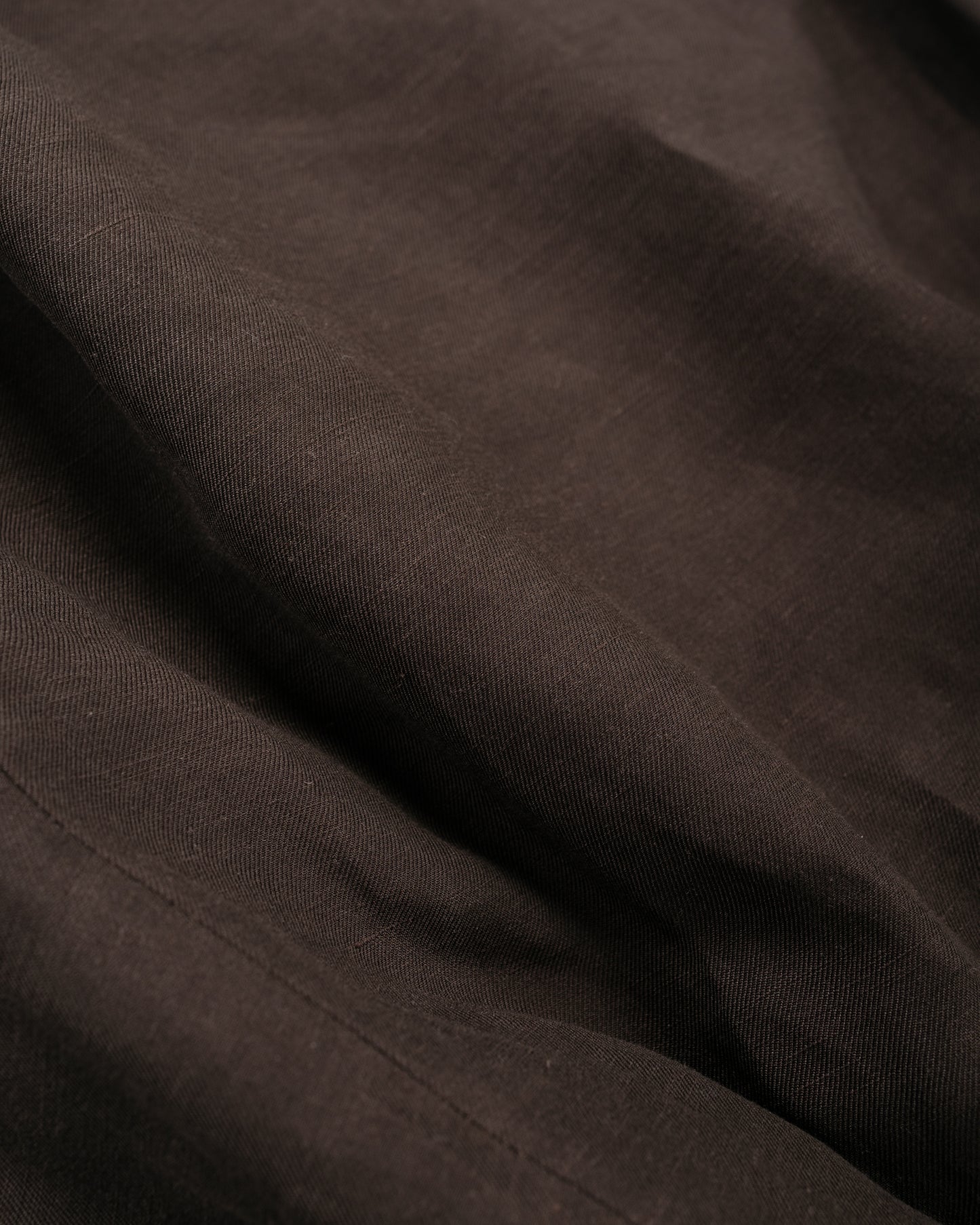 ssstein Vis/Li/Ra Twill Wide Easy Short Trousers Khaki Brown