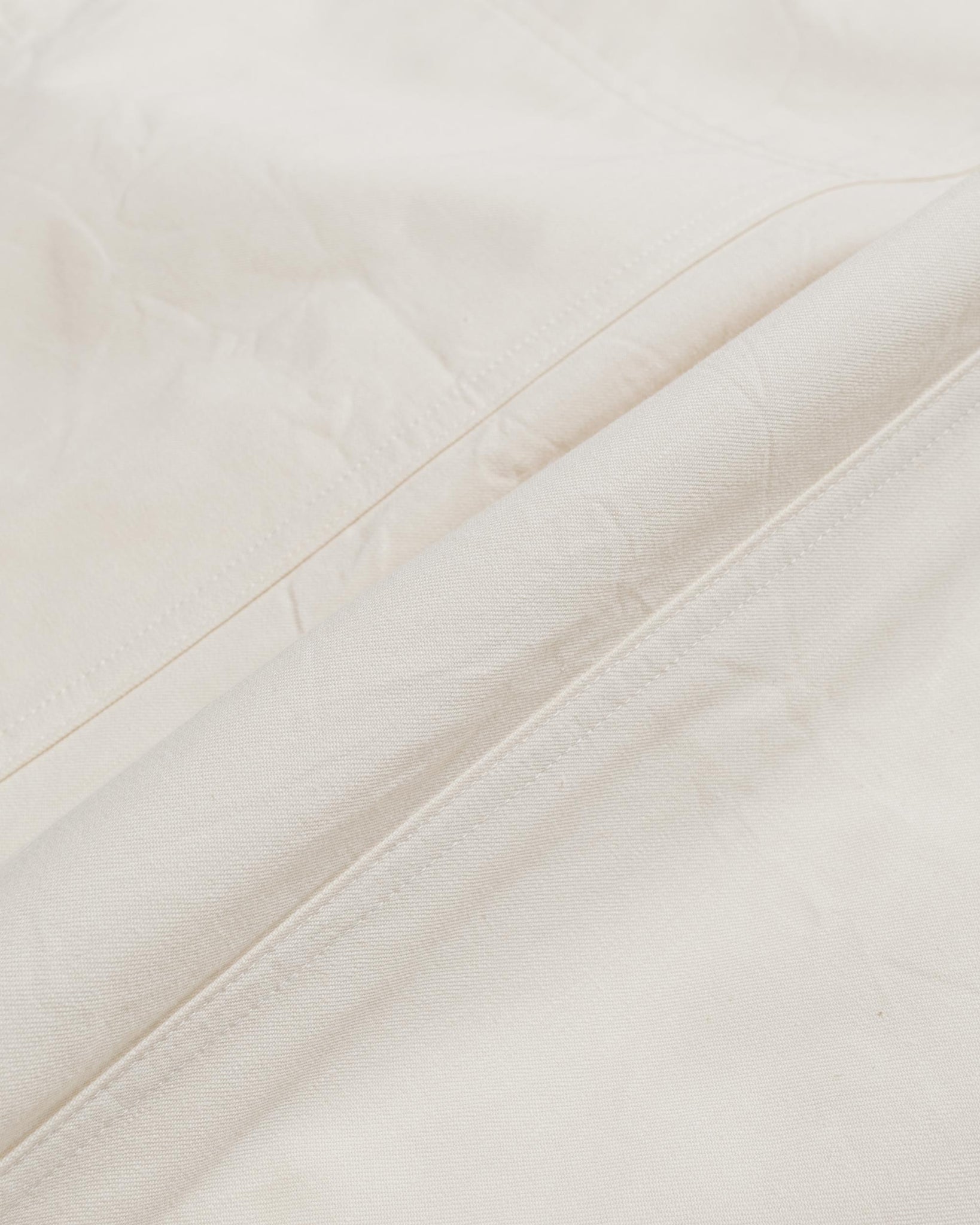 ts(s) Cropped Work Pants Cotton Slub Yarn Twill Cloth Natural fabric