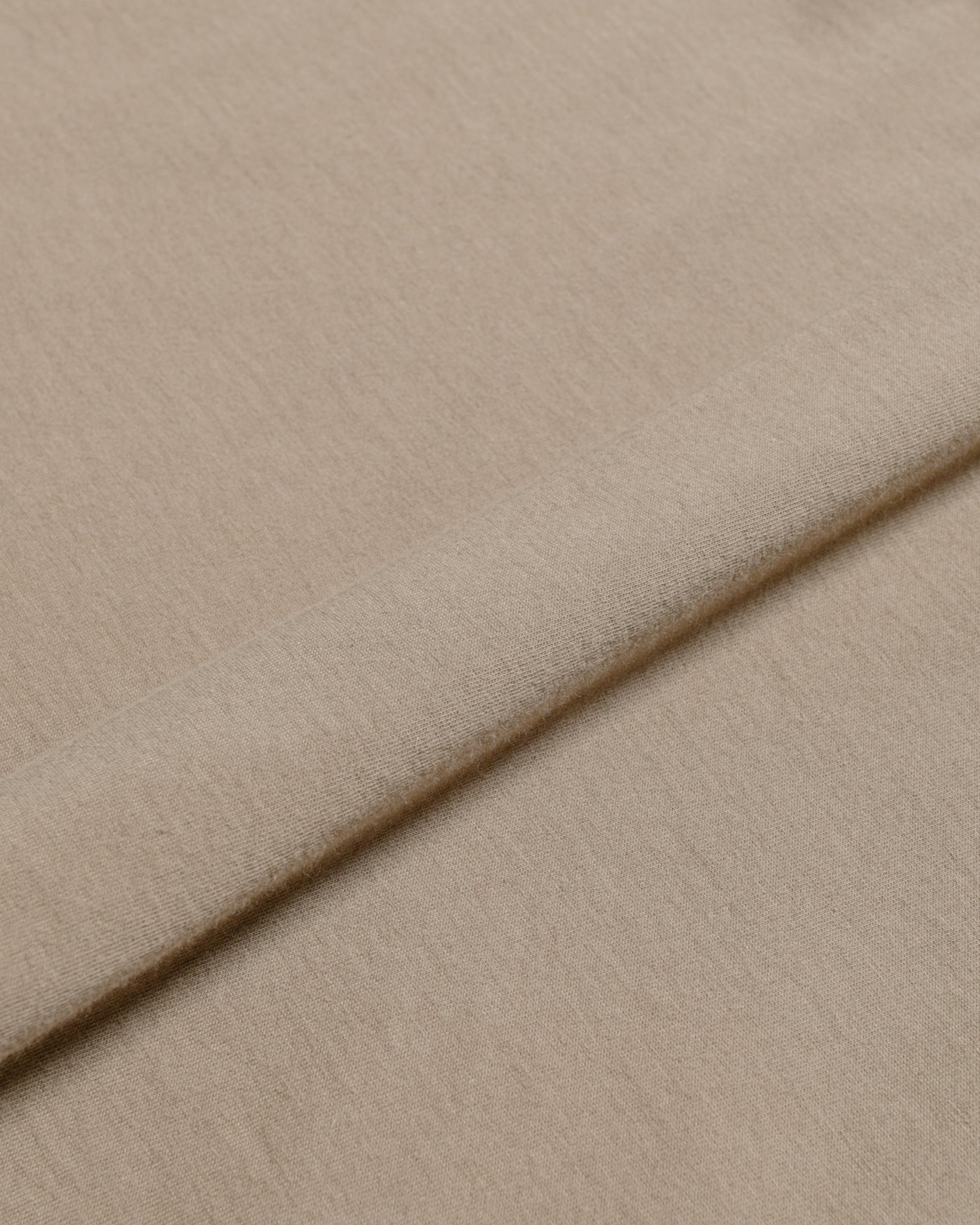 ts(s) Tank Top High Gauge Cotton Jersey Khaki fabric