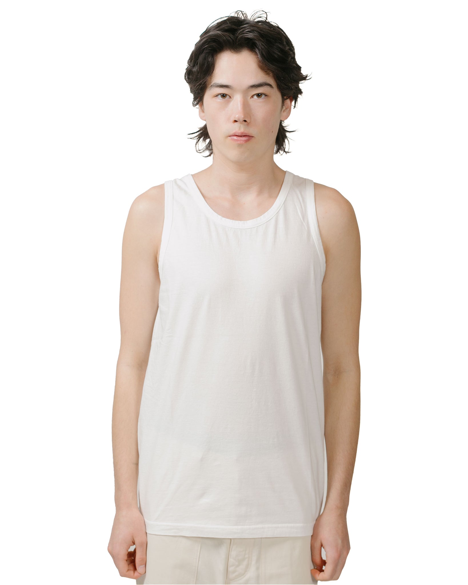 ts(s) Tank Top High Gauge Cotton Jersey Off White model front