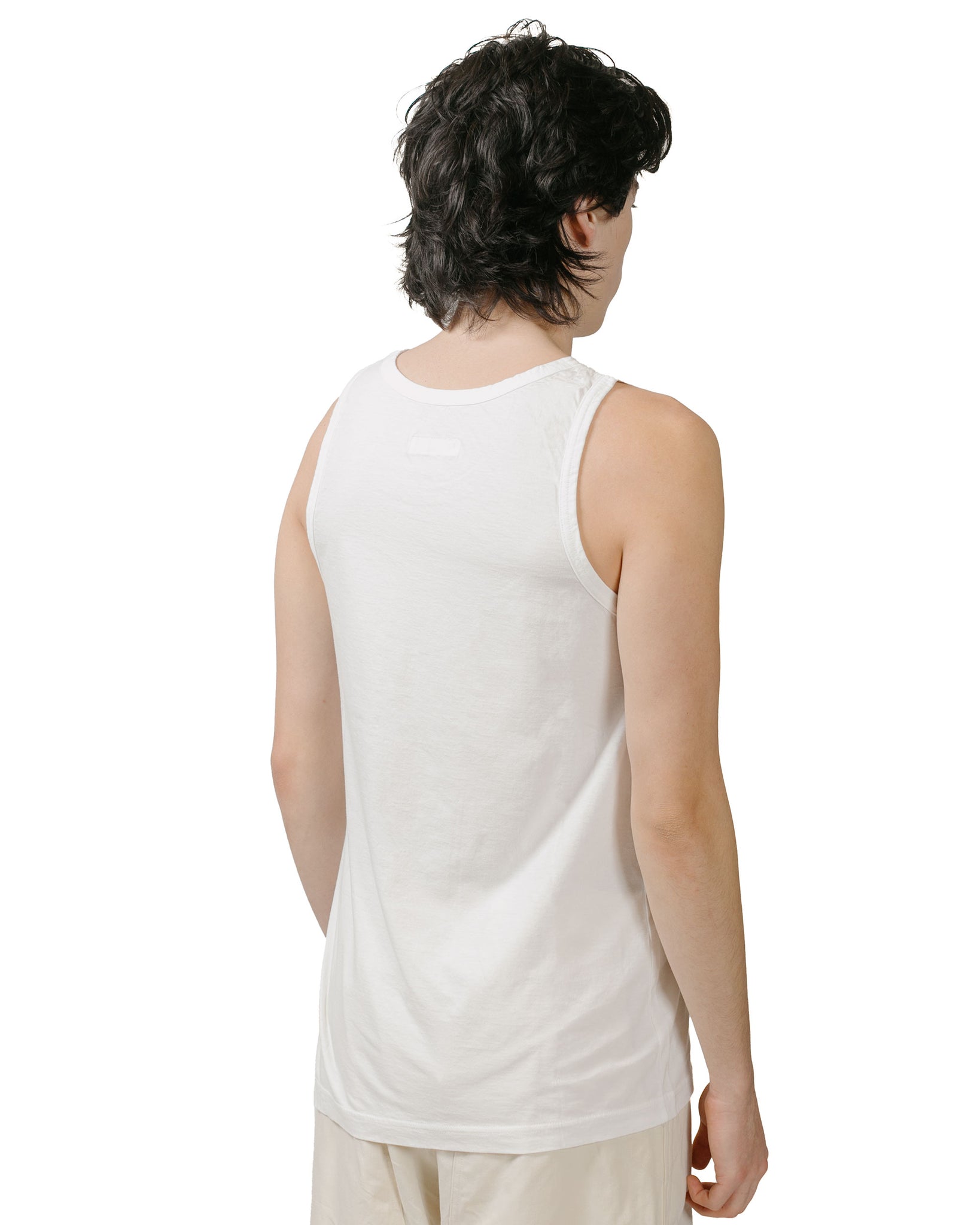 ts(s) Tank Top High Gauge Cotton Jersey Off White model back