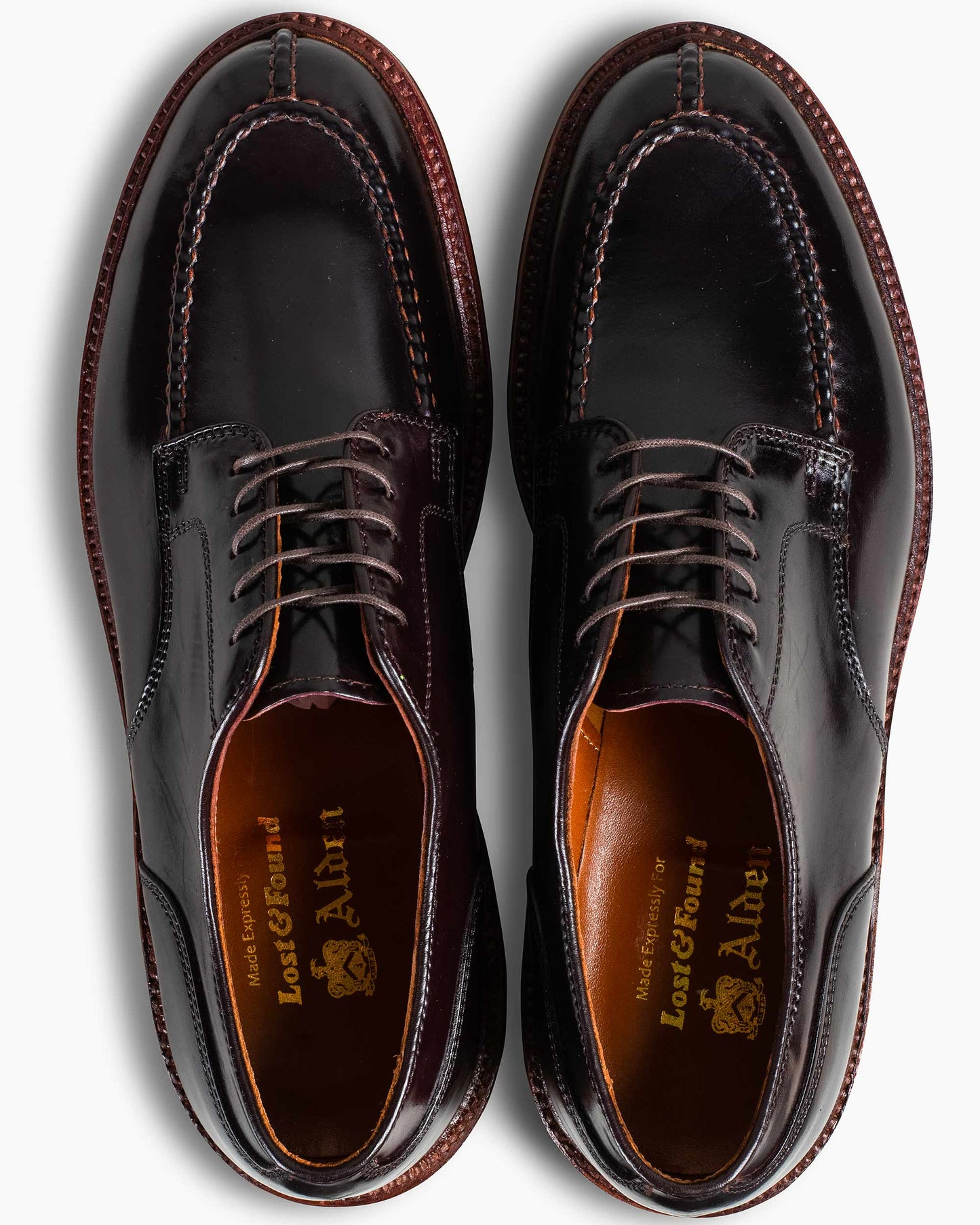 Alden Norwegian Split Toe Blucher Colour 8 Shell Cordovan G1601 Top