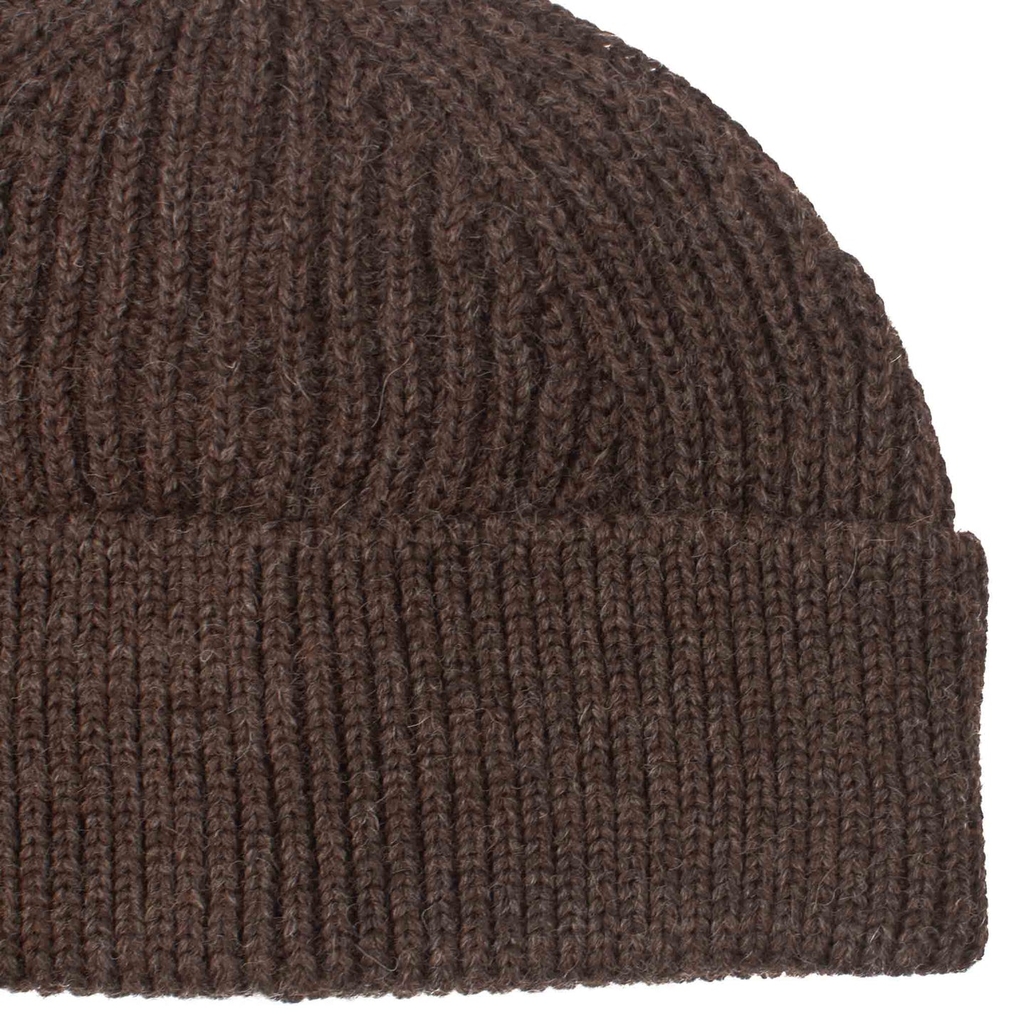 Andersen-Andersen Beanie Short Natural Brown Close