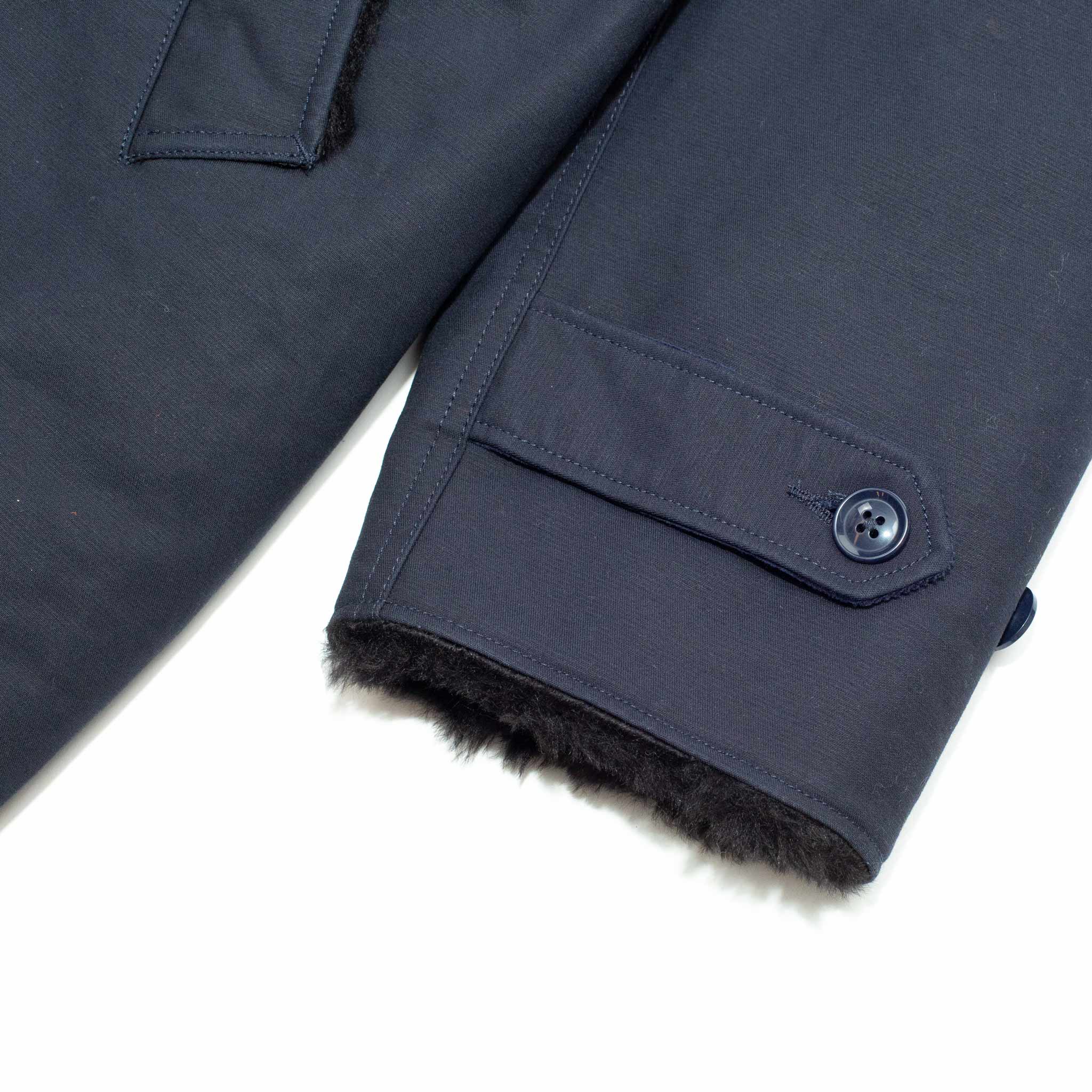 Engineered Garments Storm Coat Navy Cotton Double Cloth