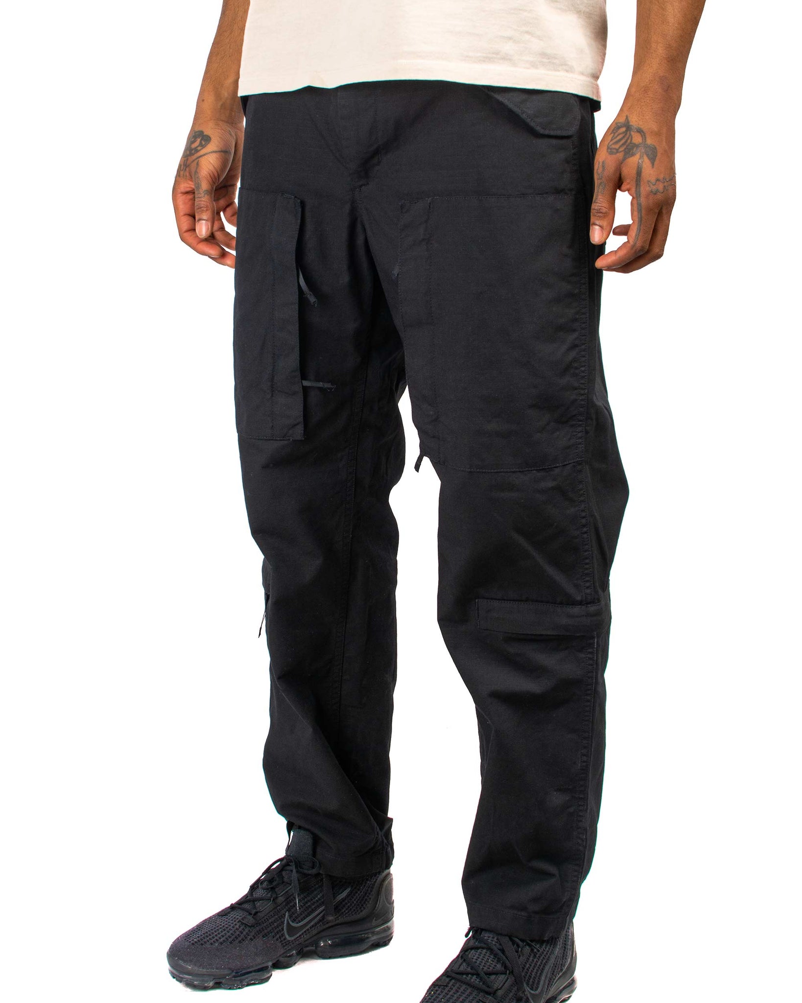 Engineered Garments Aircrew Pant Black Cotton Ripstop Close