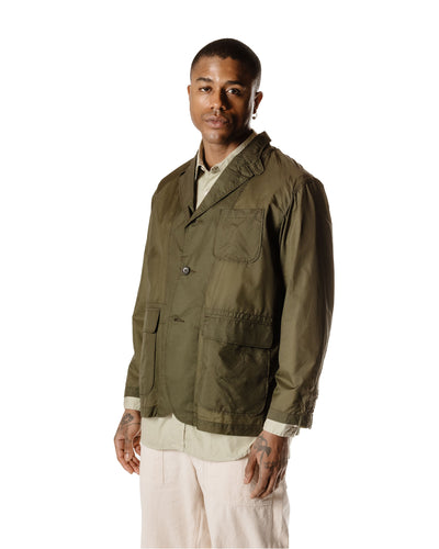 Engineered Garments Loiter Jacket Olive Nylon Micro Ripstop