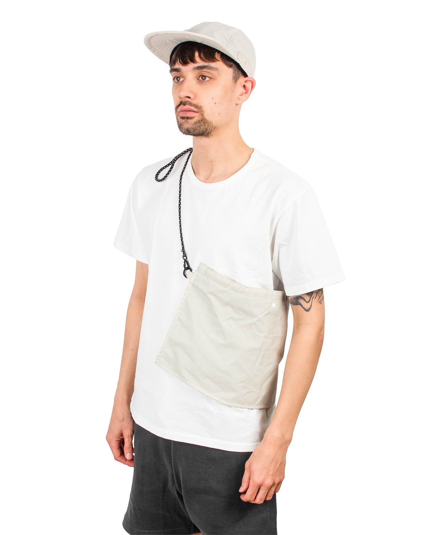 Found Feather Awning Cap (Packable) TORAY Ecru Details