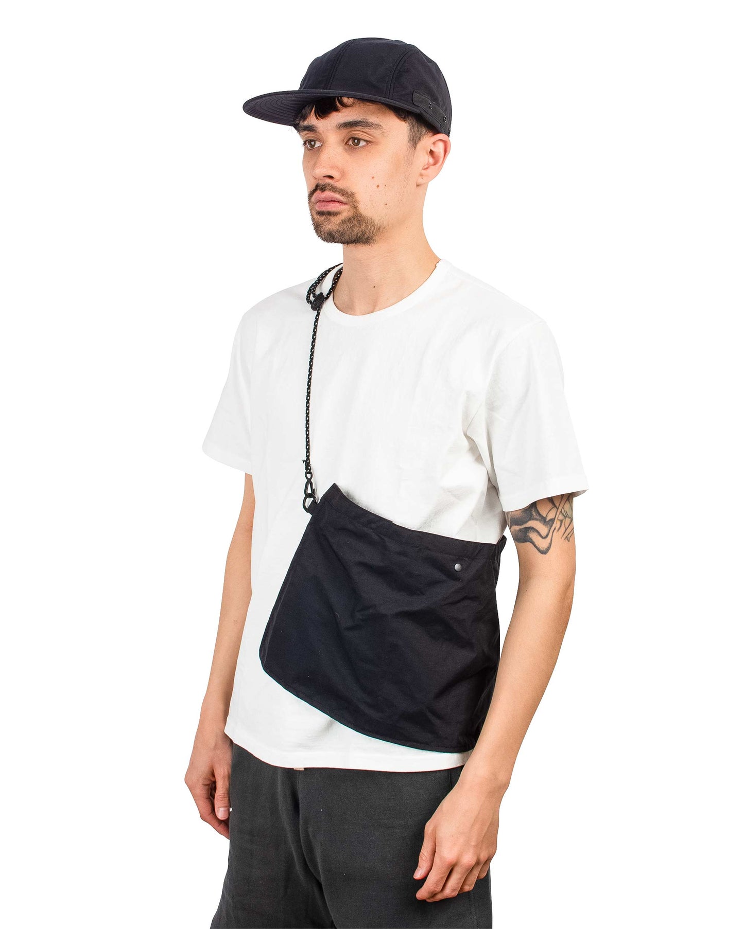 Found Feather Awning Cap (Packable) Yoryu Black Details