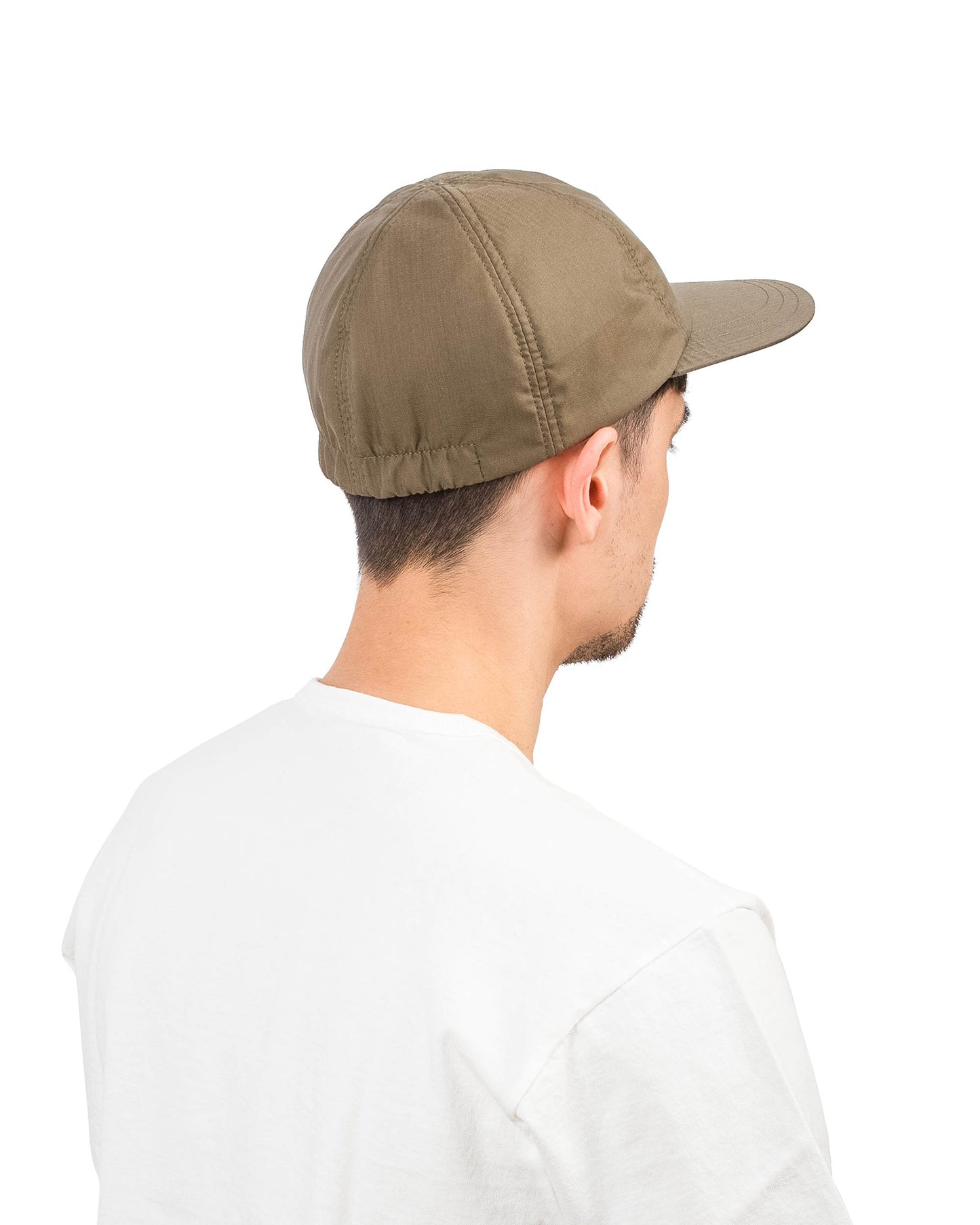 Found Feather Classic 6 Panel Cap Herringbone (CoolMAX) Olive Back