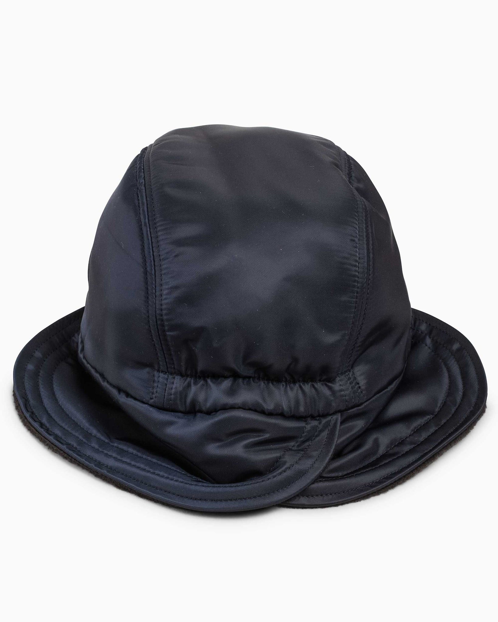 Found Feather Lily Pad Hat Black Close