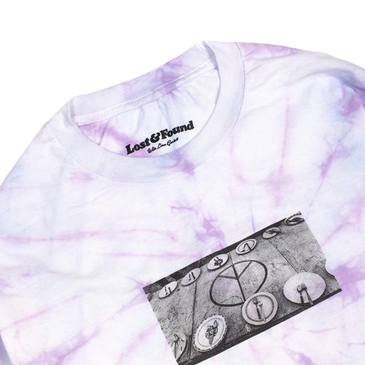 Liam Goslett Hippie Dining Table Tie Dye Tee Pink