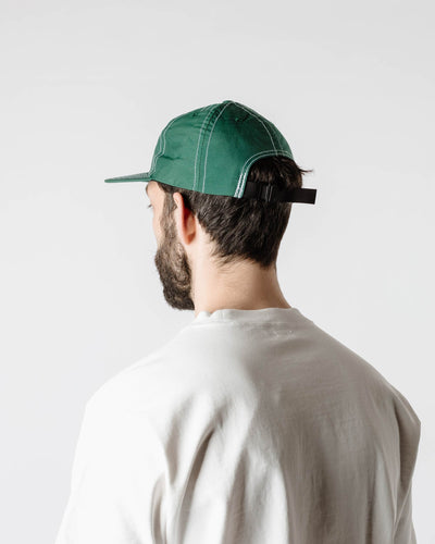 Lite Year Japanese Nylon Taffeta 6 Panel Cap Varsity Green