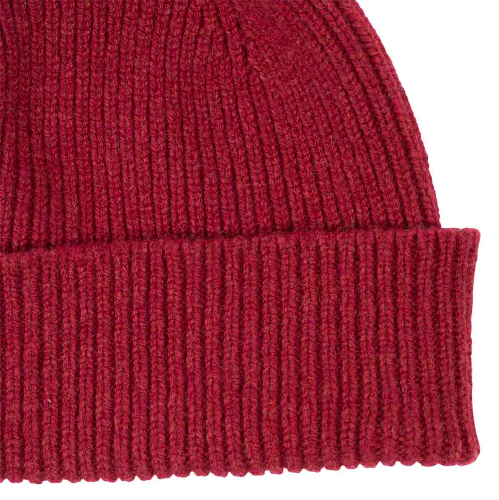 Lost & Found Lambswool Hat Magma Detail