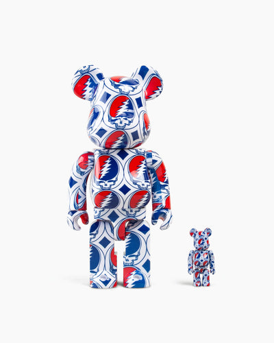 Medicom Toy Grateful Dead (Steal Your Face) 100% + 400% Bearbrick