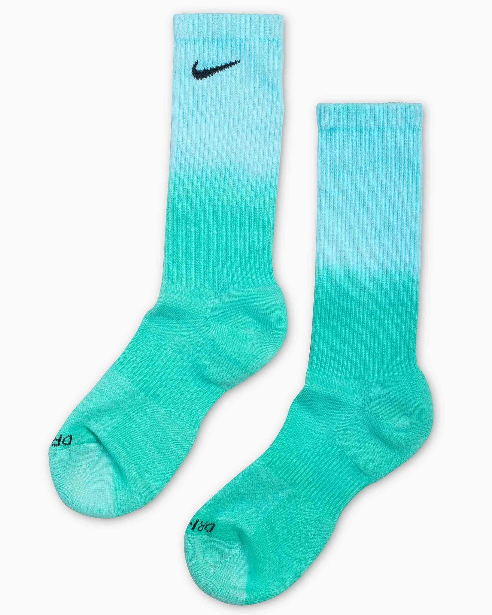 Nike Everyday Plus Cushioned Crew Socks Green (2 Pack) Side