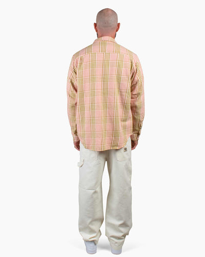 Stüssy Laguna Plaid Shirt Pink