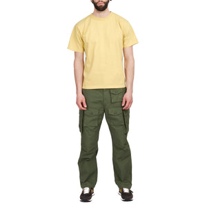 Sunray Sportswear Makaha Short Sleeve Tee Shirt Dusky Citron On Model Front