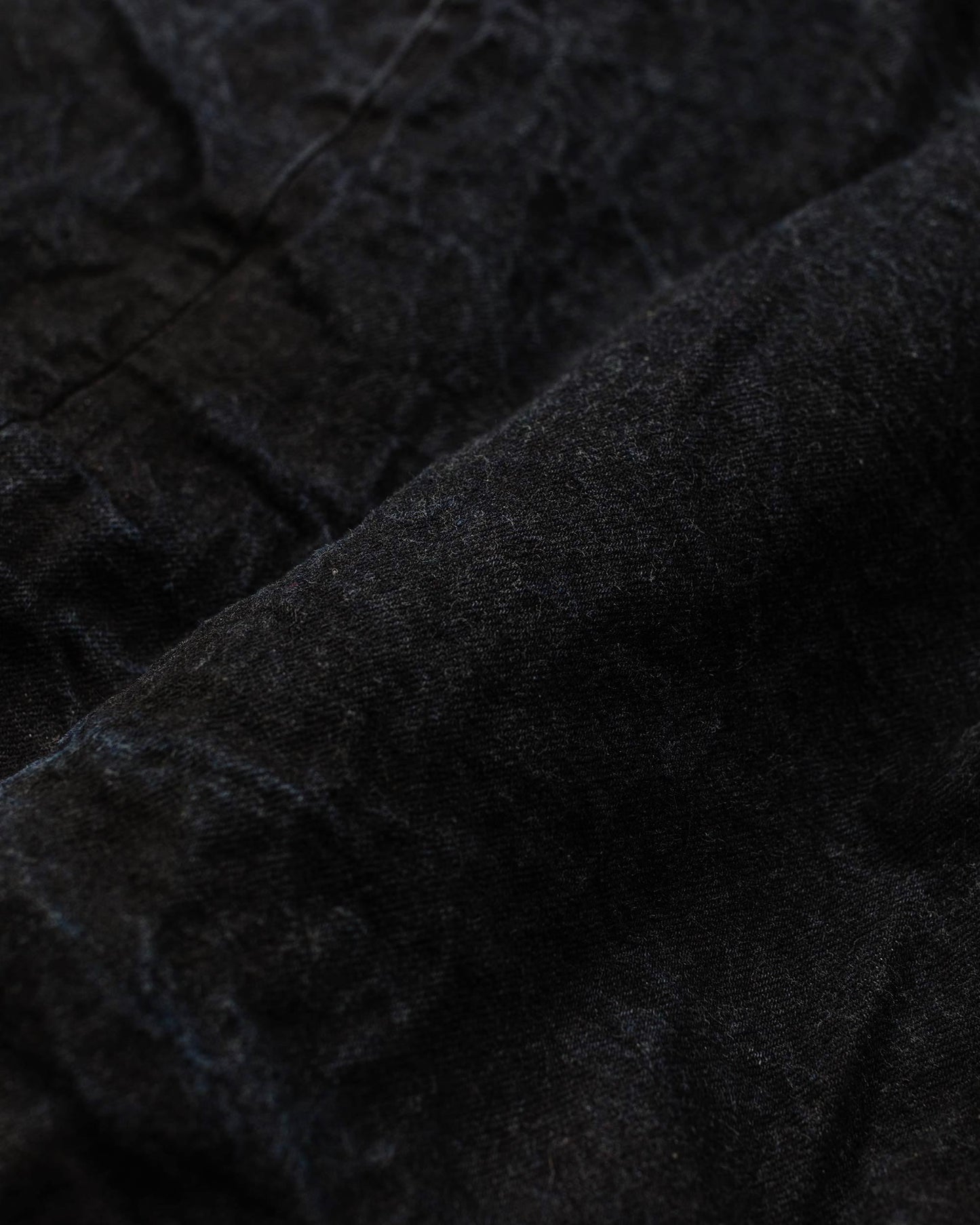 Tender Type 125 High Straight Jeans Mars Black Dyed 16oz Selvage Denim Fabric