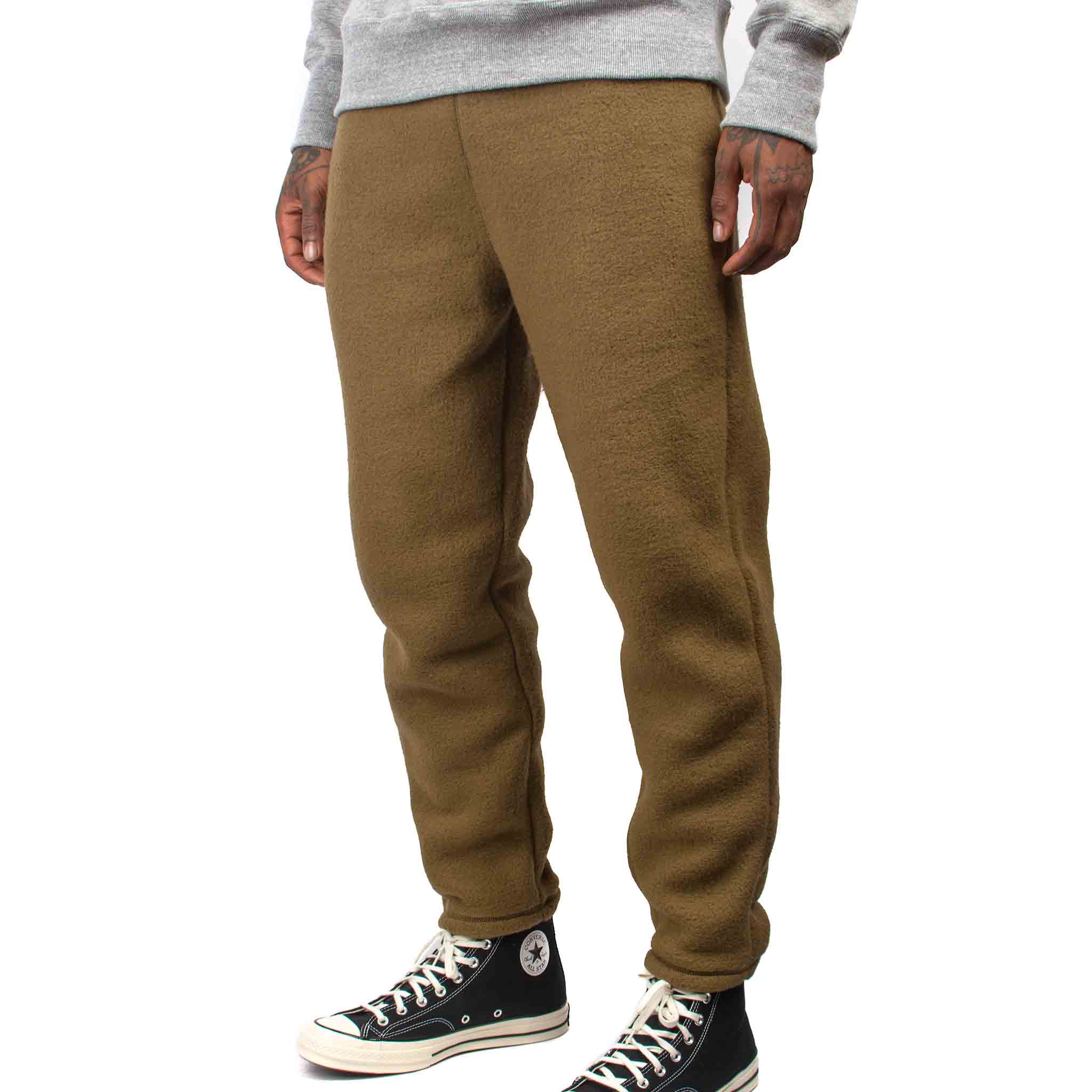 The Real McCoy's MC21102 Trousers, Cold Weather, Fleece Coyote Close
