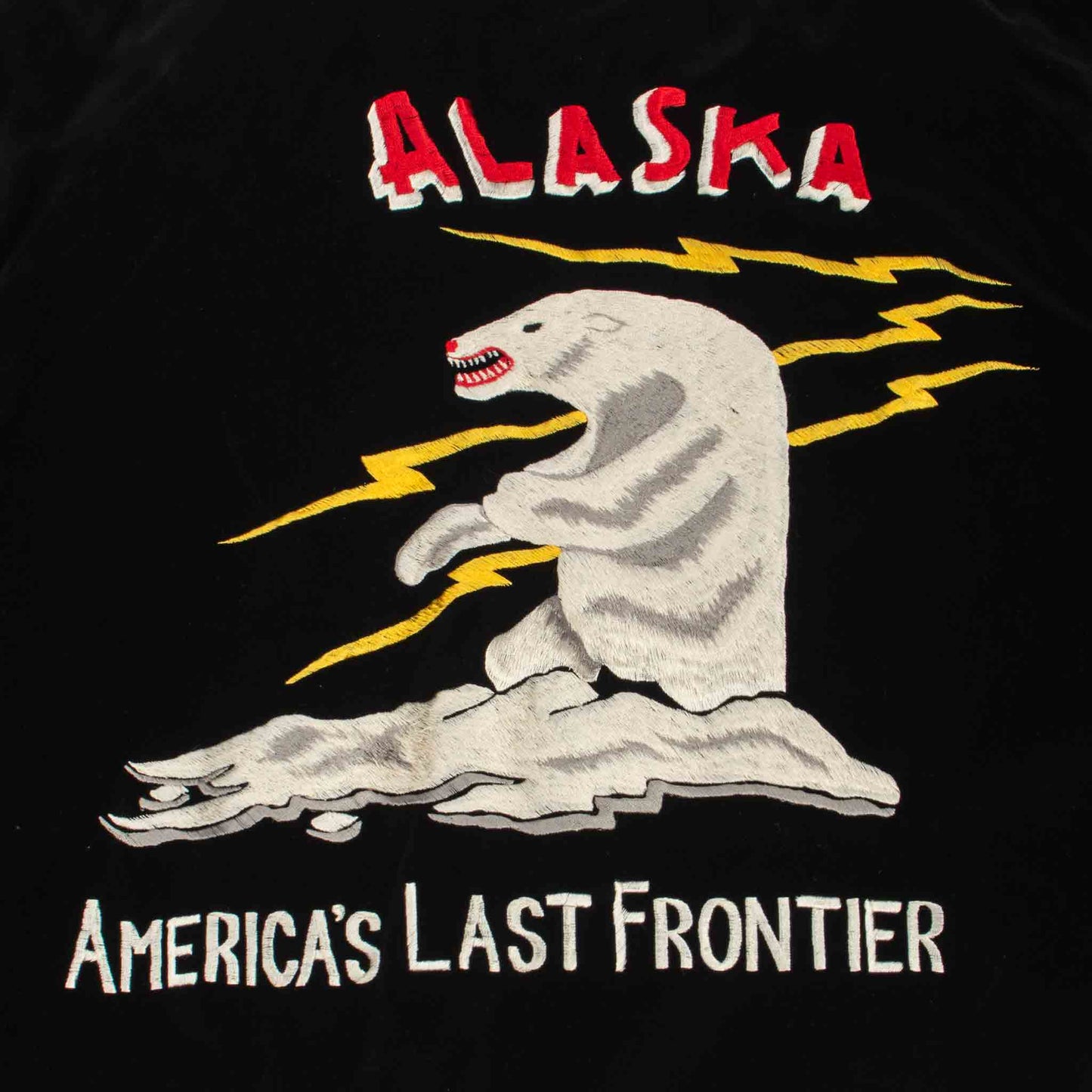 The Real McCoy's MJ19117 Suka Jacket / Alaska Black/Blue Back Detail Reverse