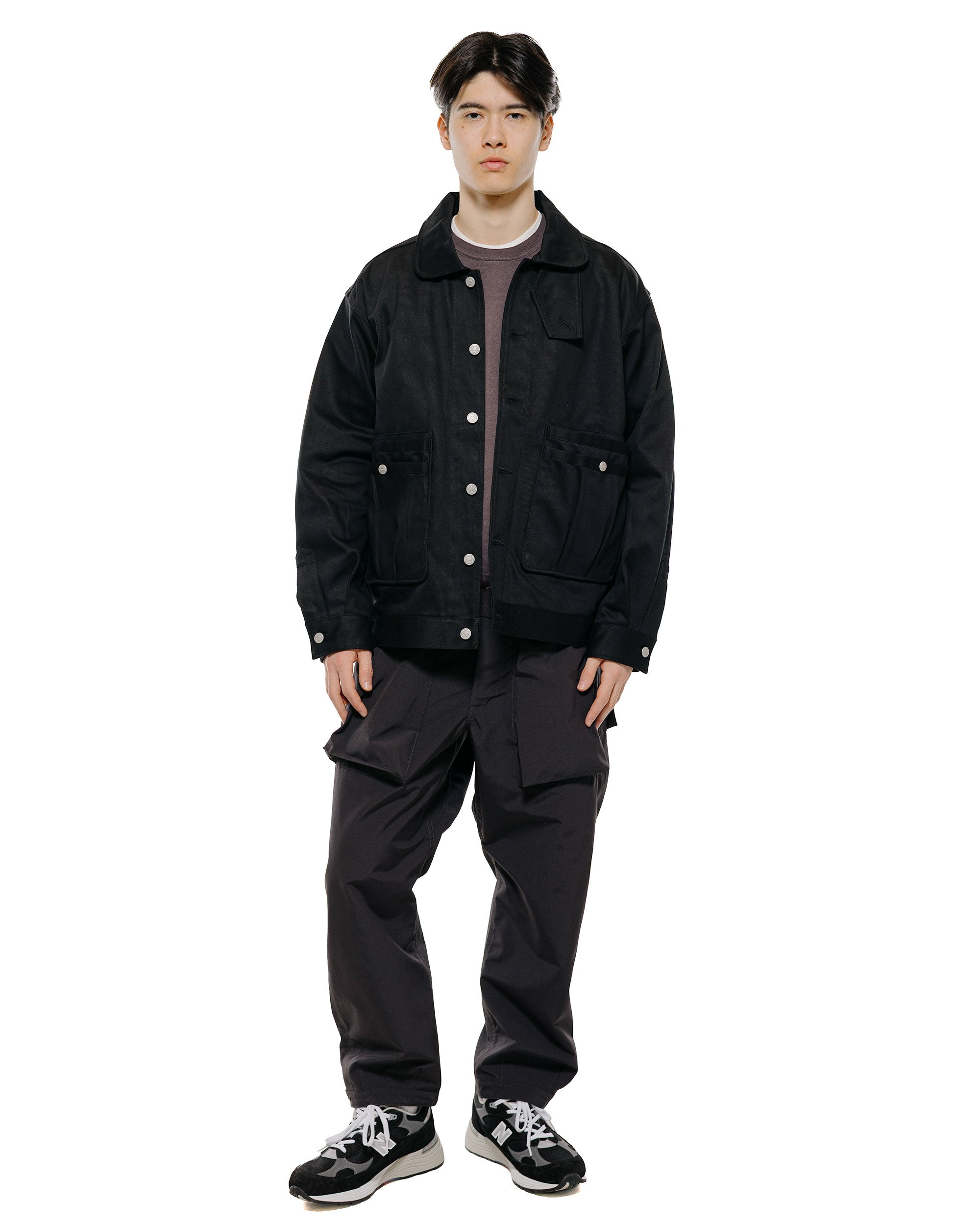 Sassafras Overgrown Trug Jacket Pique Black