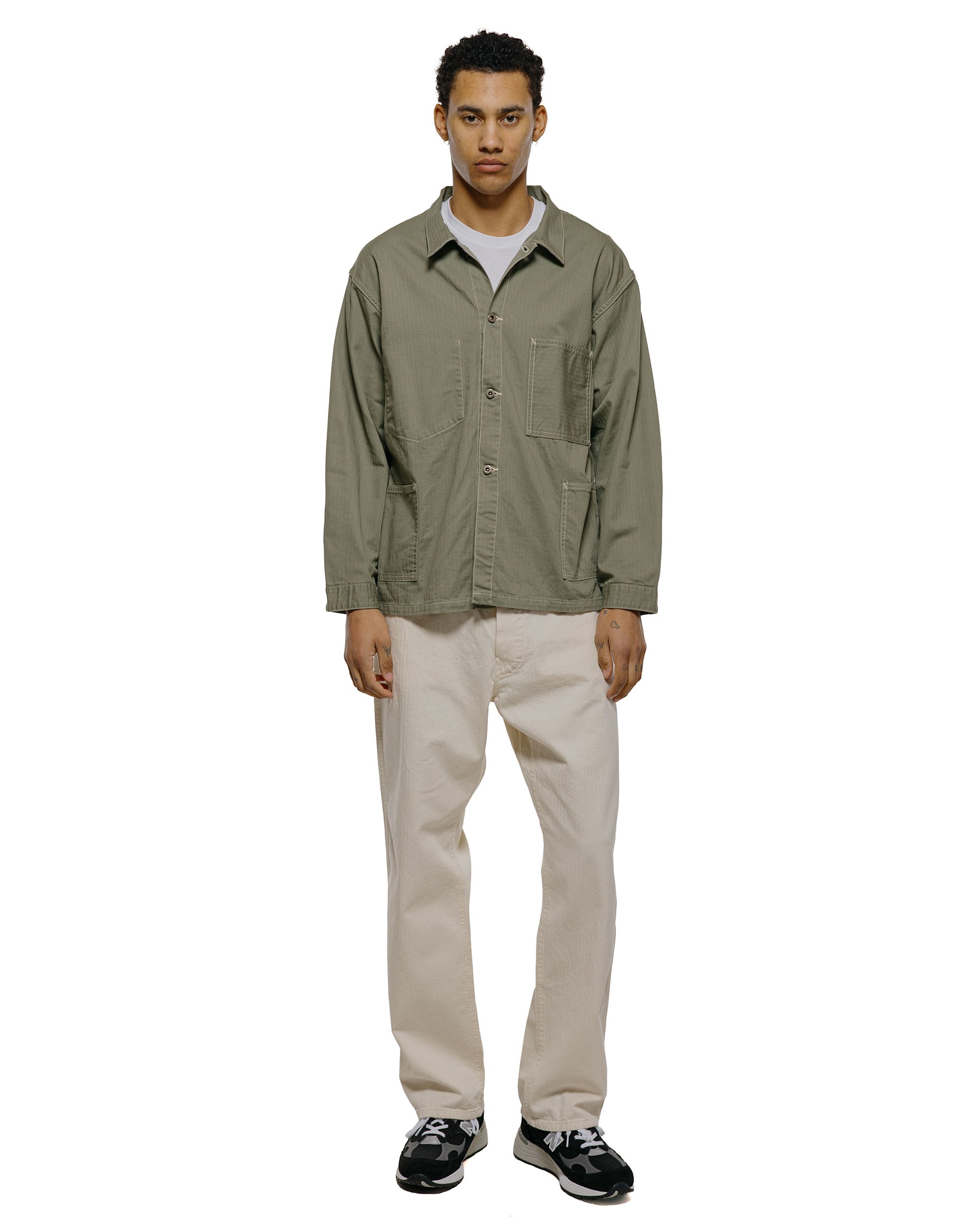 Post O'Alls USMC 1930s Utility Jacket Mini HBT Sage