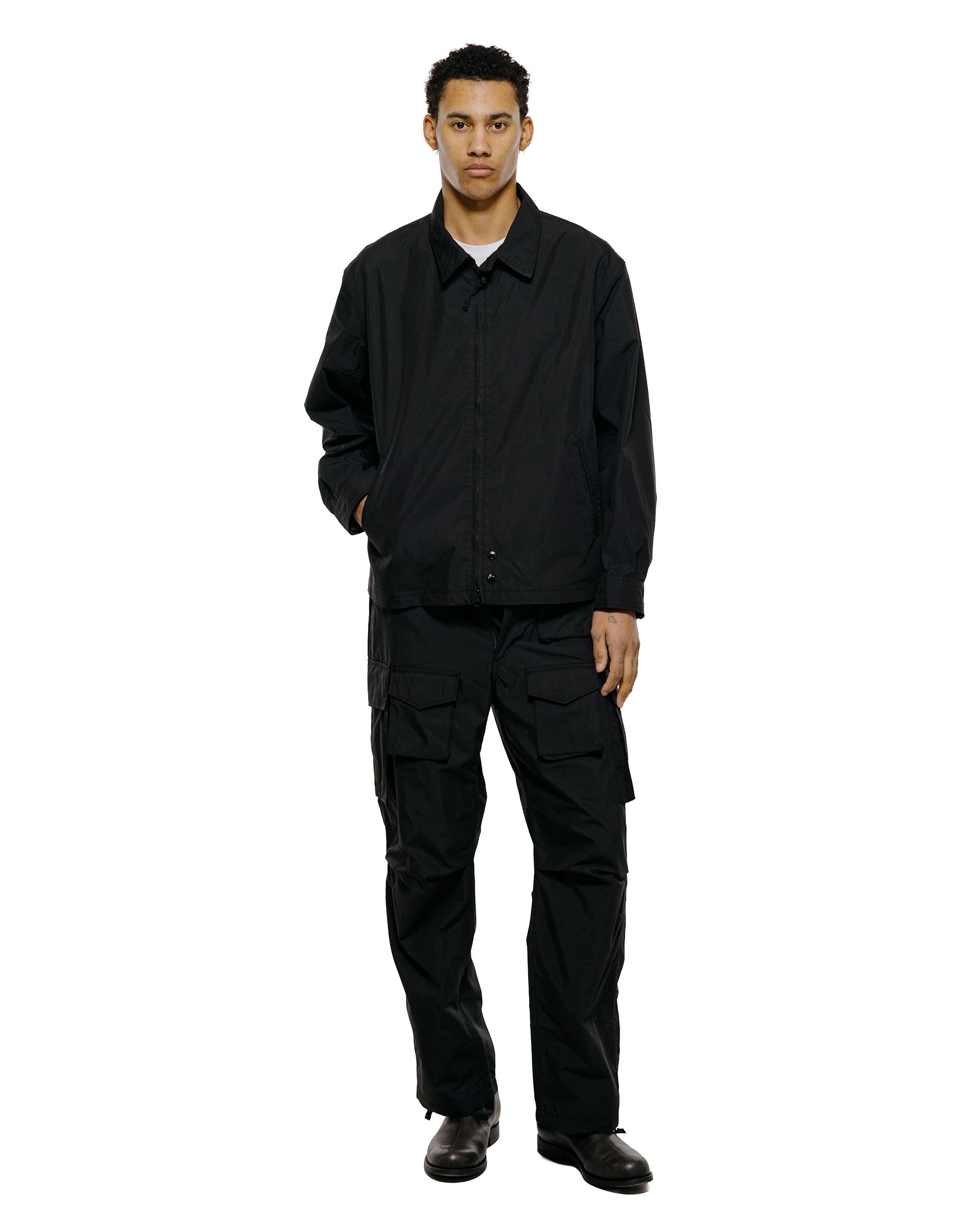 Engineered Garments Claigton Jacket Black Lt.Weight Nyco Poplin
