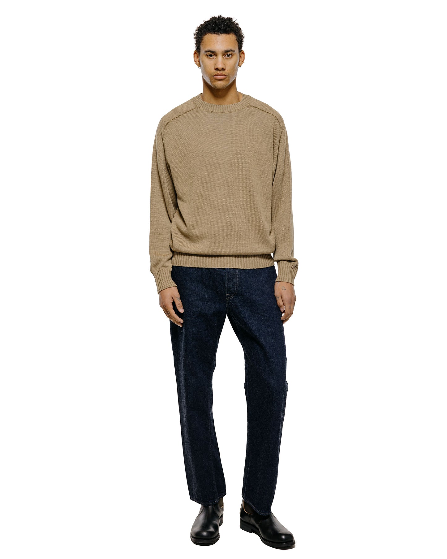 Phigvel C/L Crewneck Knit Sand Beige