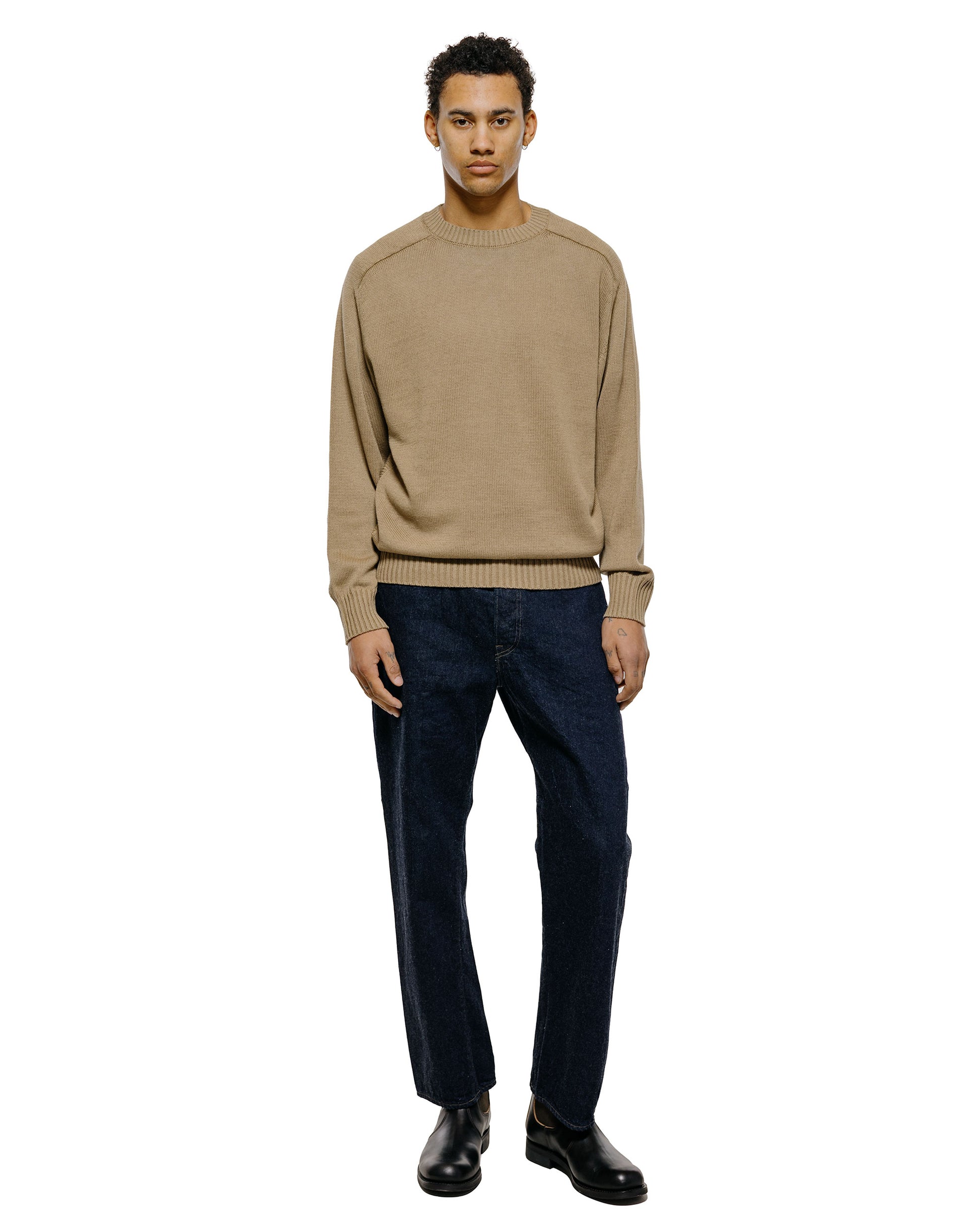 Phigvel C/L Crewneck Knit Sand Beige
