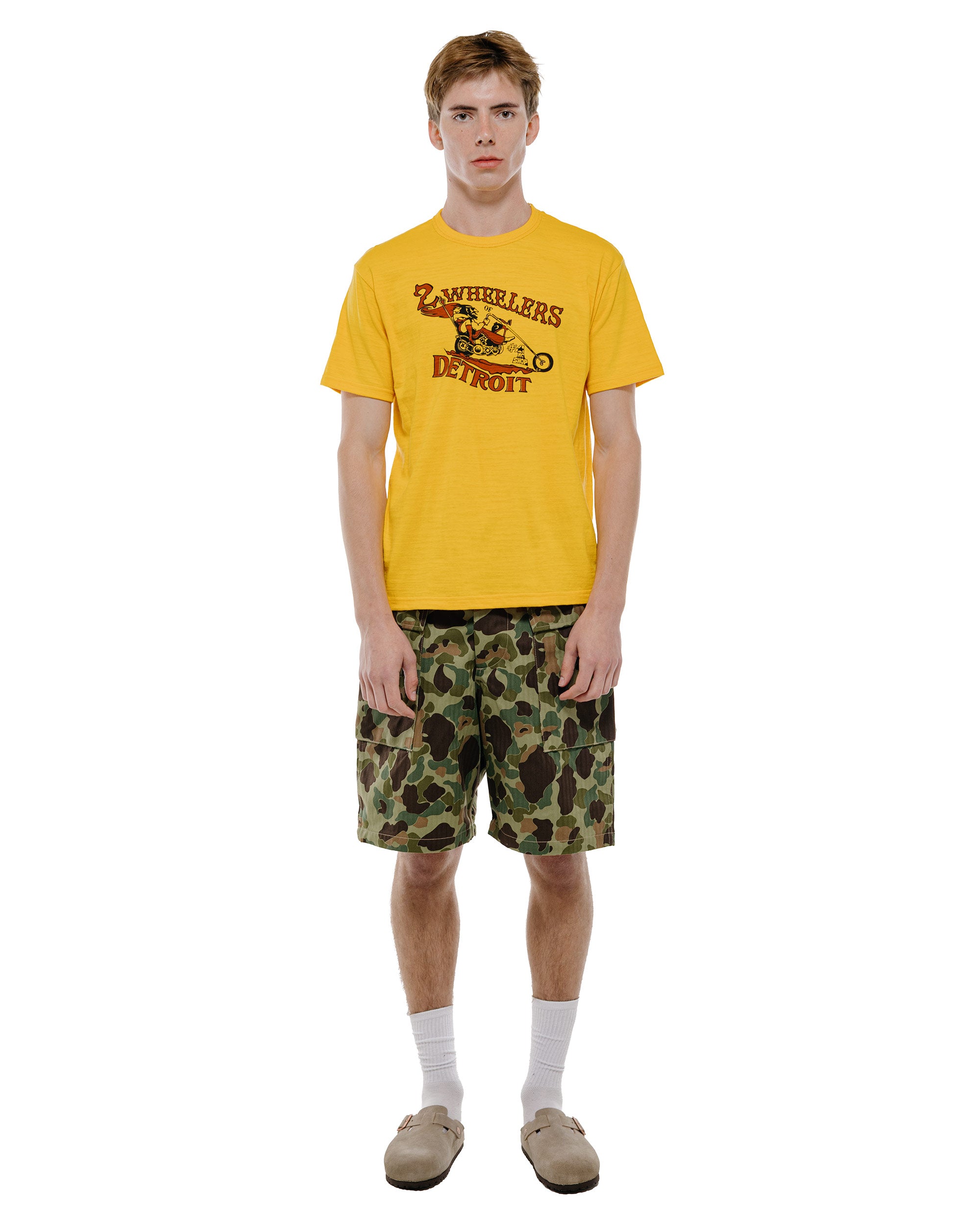 The Real McCoy's BC26009 Athletic T-Shirt / 2-Wheelers of Detroit Yell