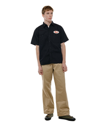 The Real McCoy's BS26001 Buco Workshirt S/S / Look At How Buco Did It! Black